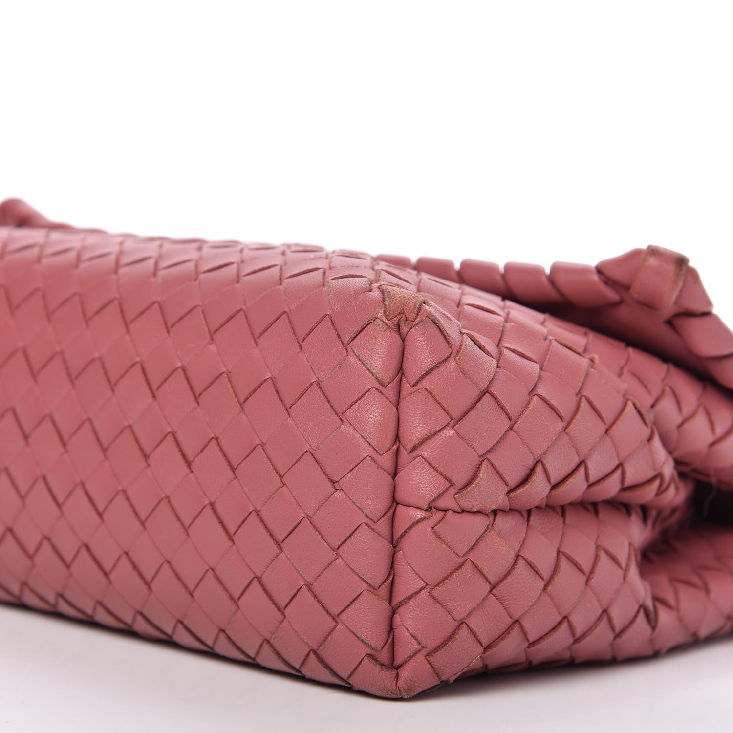 Bottega Veneta Nappa Intrecciato Small Olimpia Shoulder Bag Rose Pink 7 of 11