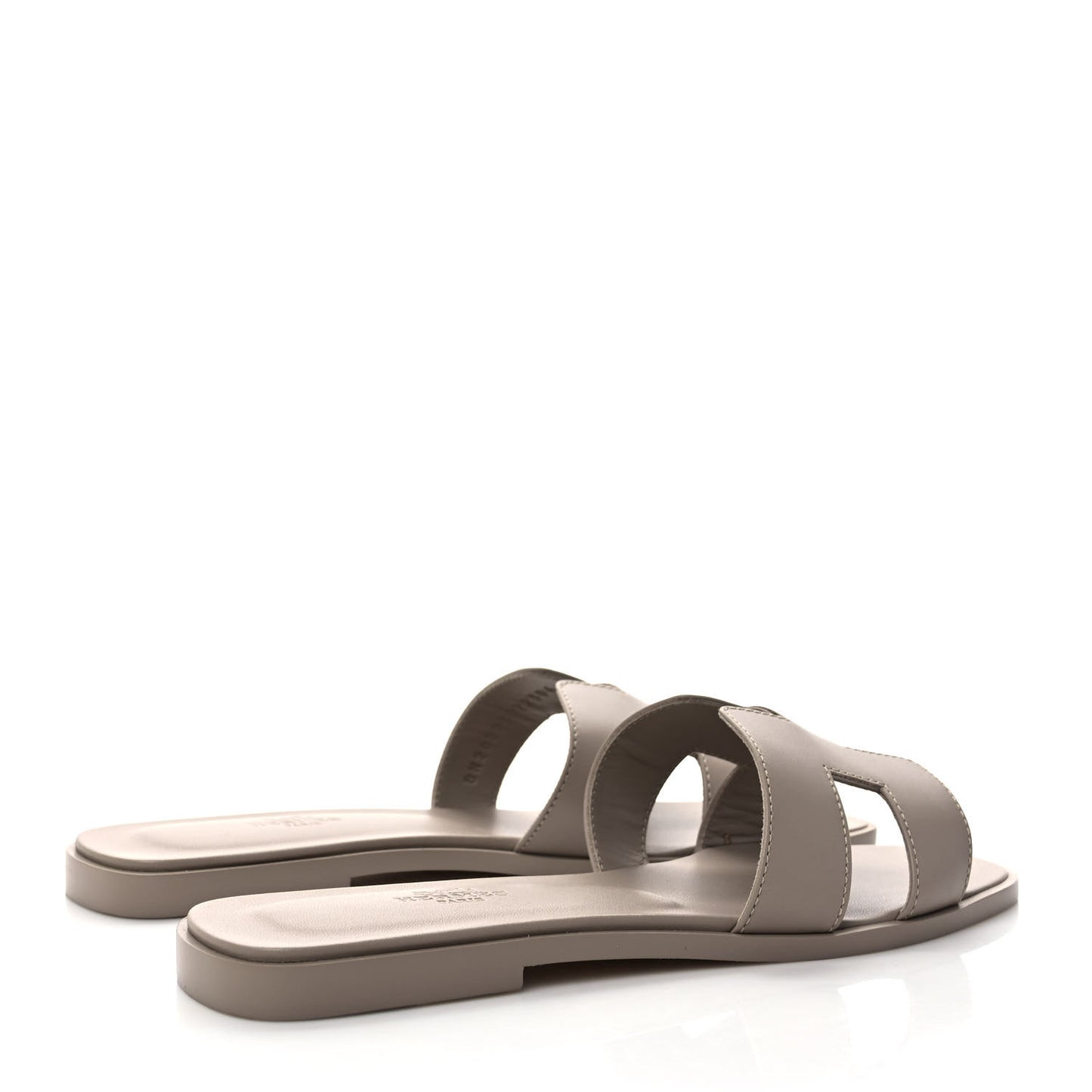 Box Calfskin Oran Sandals 39 Beige Mastic