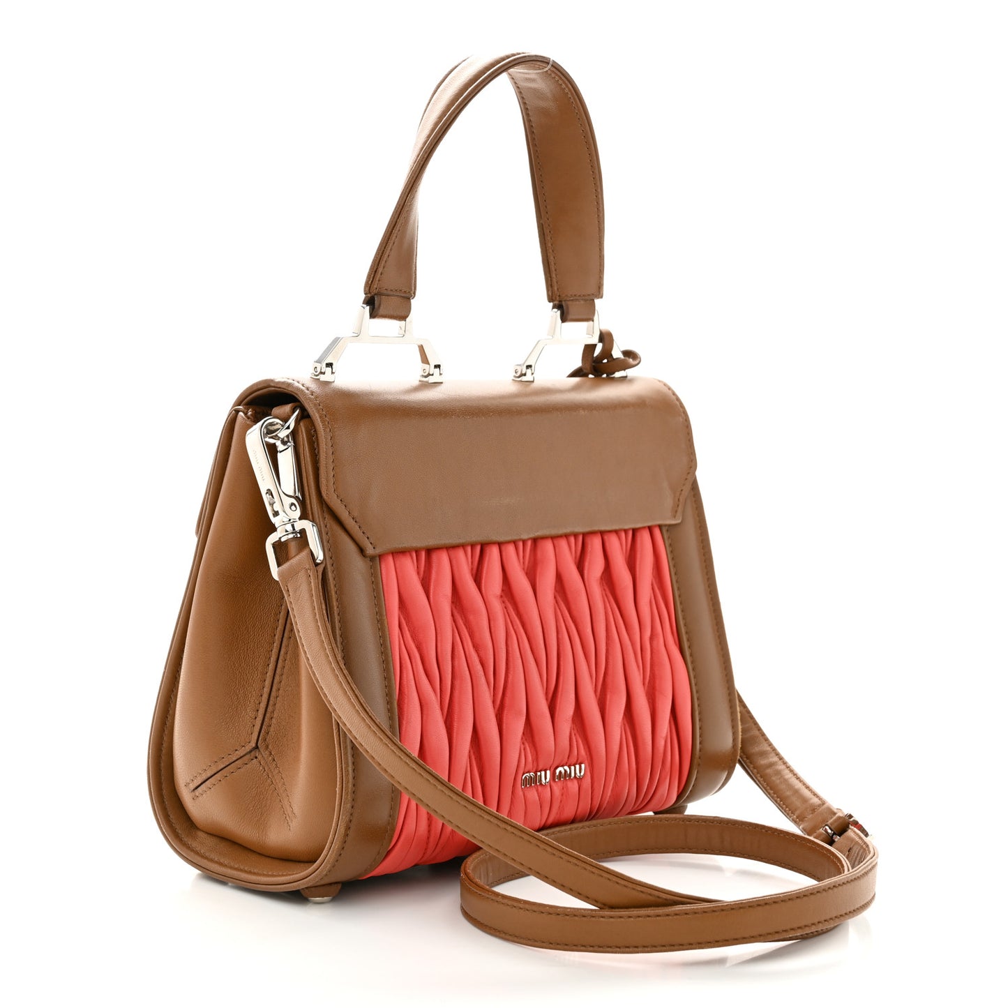 Nappa Matelasse Top Handle Tote