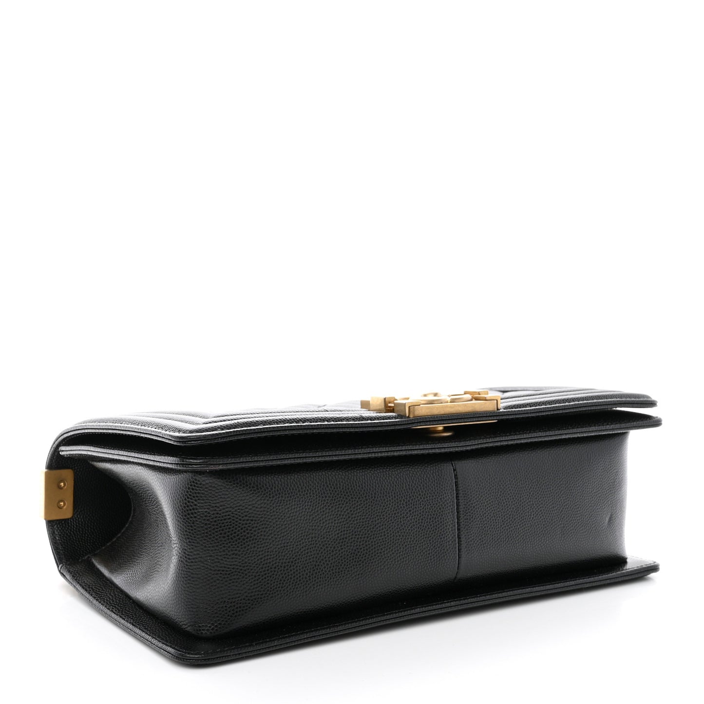 Caviar Quilted Medium Boy Flap Black