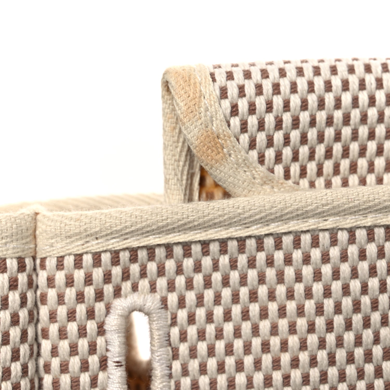 Hermes Toile Vache Calfskin Herbag 30 PM Backpack Natural 12 of 15