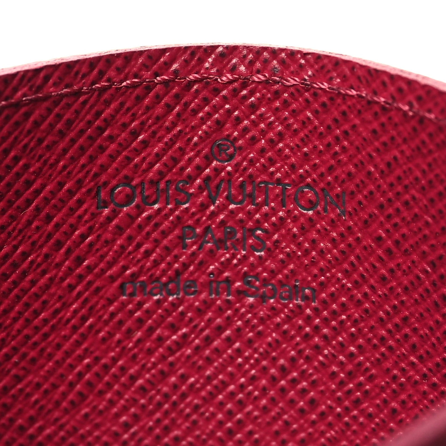 LOUIS VUITTON Monogram Card Holder Fuchsia