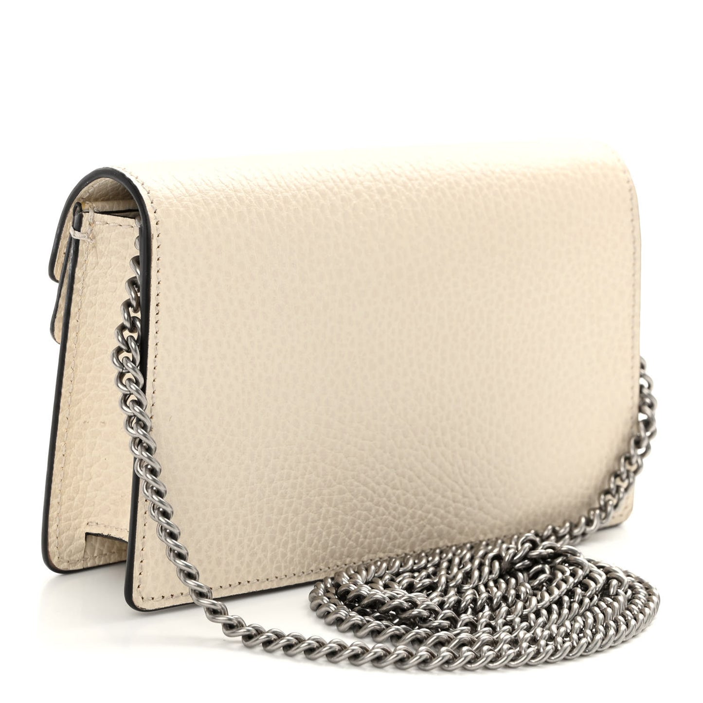 Dollar Calfskin Crystal Super Mini Dionysus Shoulder Bag Mystic White Black Diamond