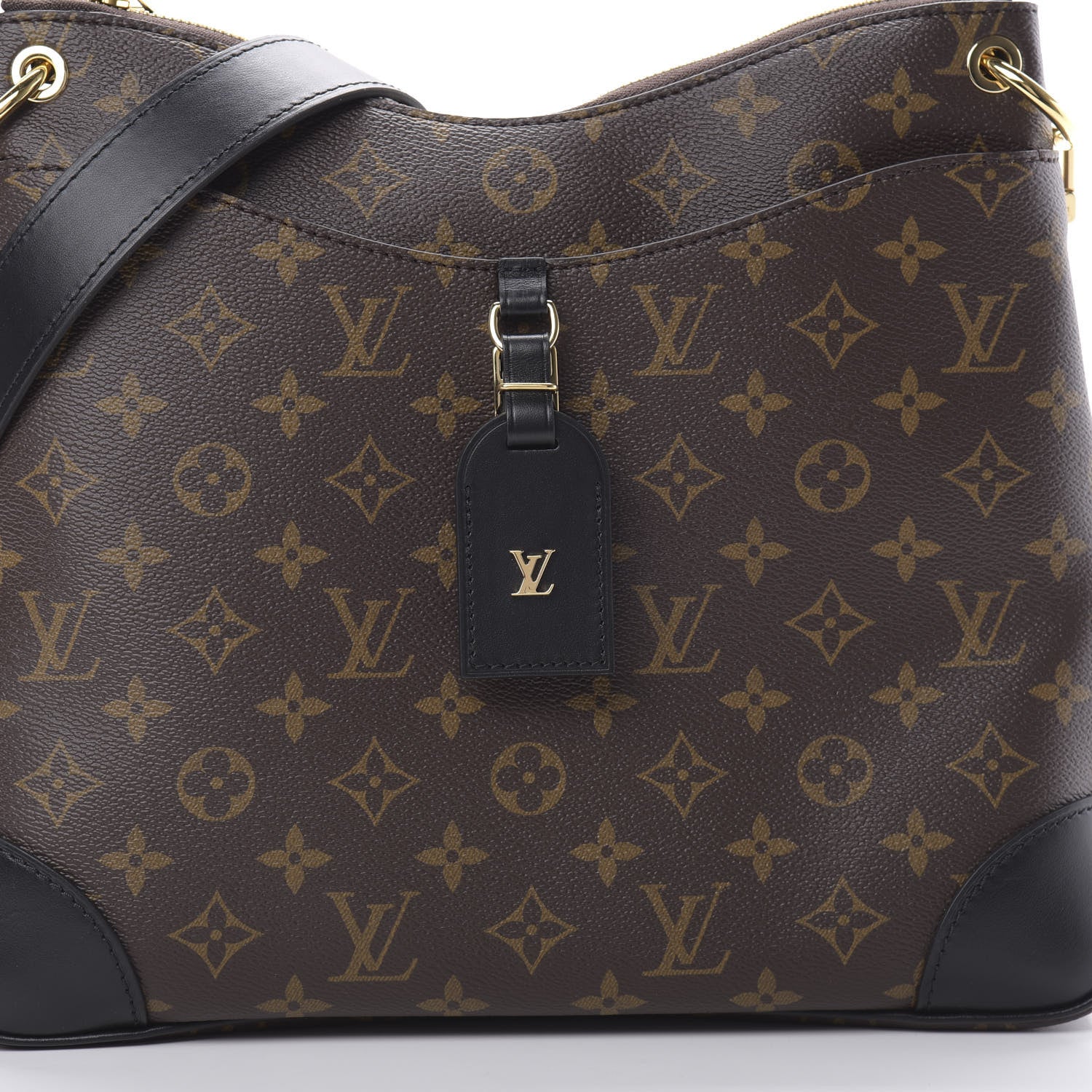 Louis Vuitton Monogram Odeon MM Black 8 of 10