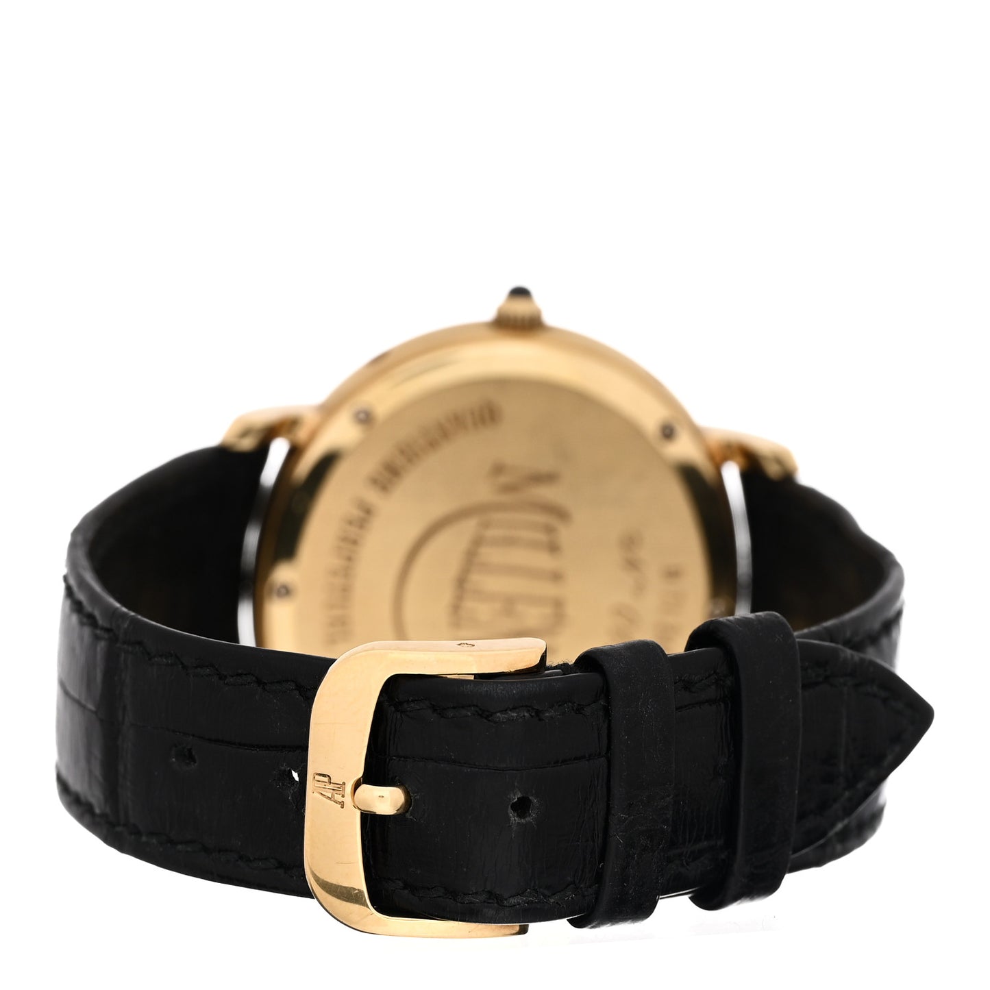 18K Yellow Gold Alligator 39mm Millenary Perpetual Calendar Automatic Watch 25777BA.OO.D001CR.01
