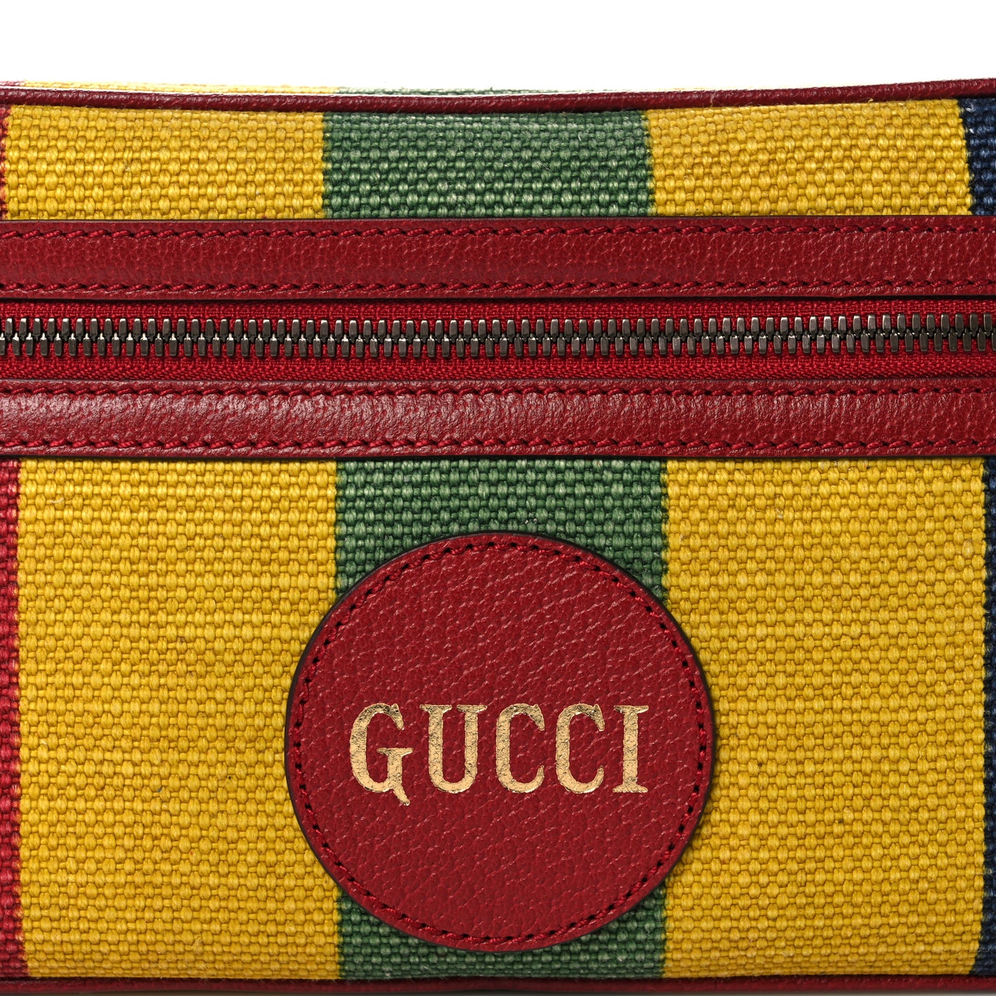 Canvas Marley Stripe Script Logo Gucci 100 Belt Bag Multicolor