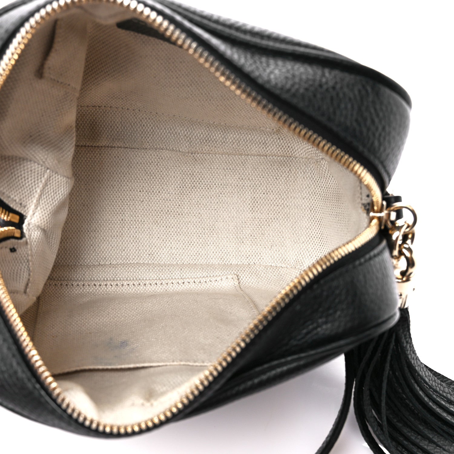 Gucci Pebbled Calfskin Small Soho Disco Bag Black 5 of 13