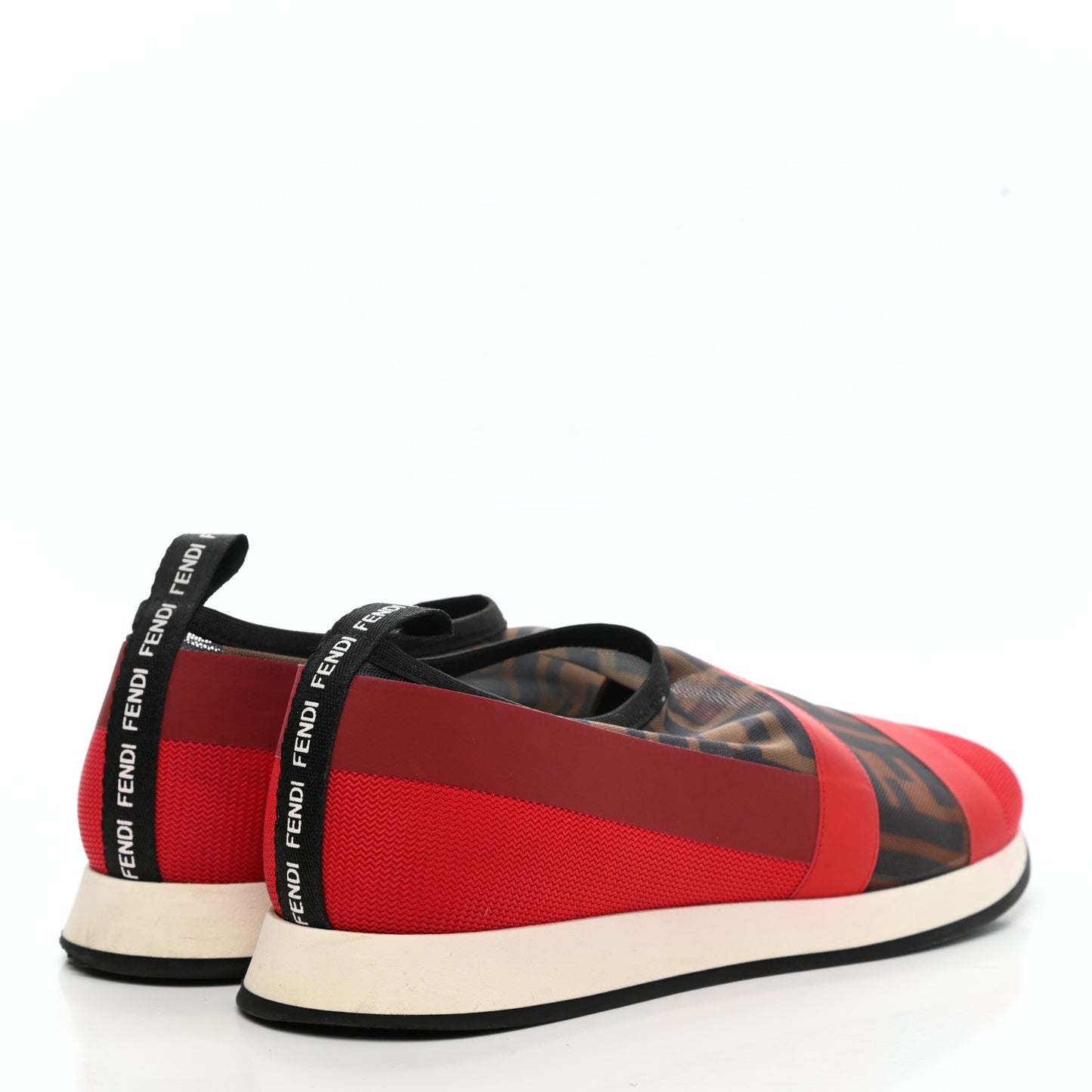 Technical Mesh FF Sneakers 36 Tobacco Red