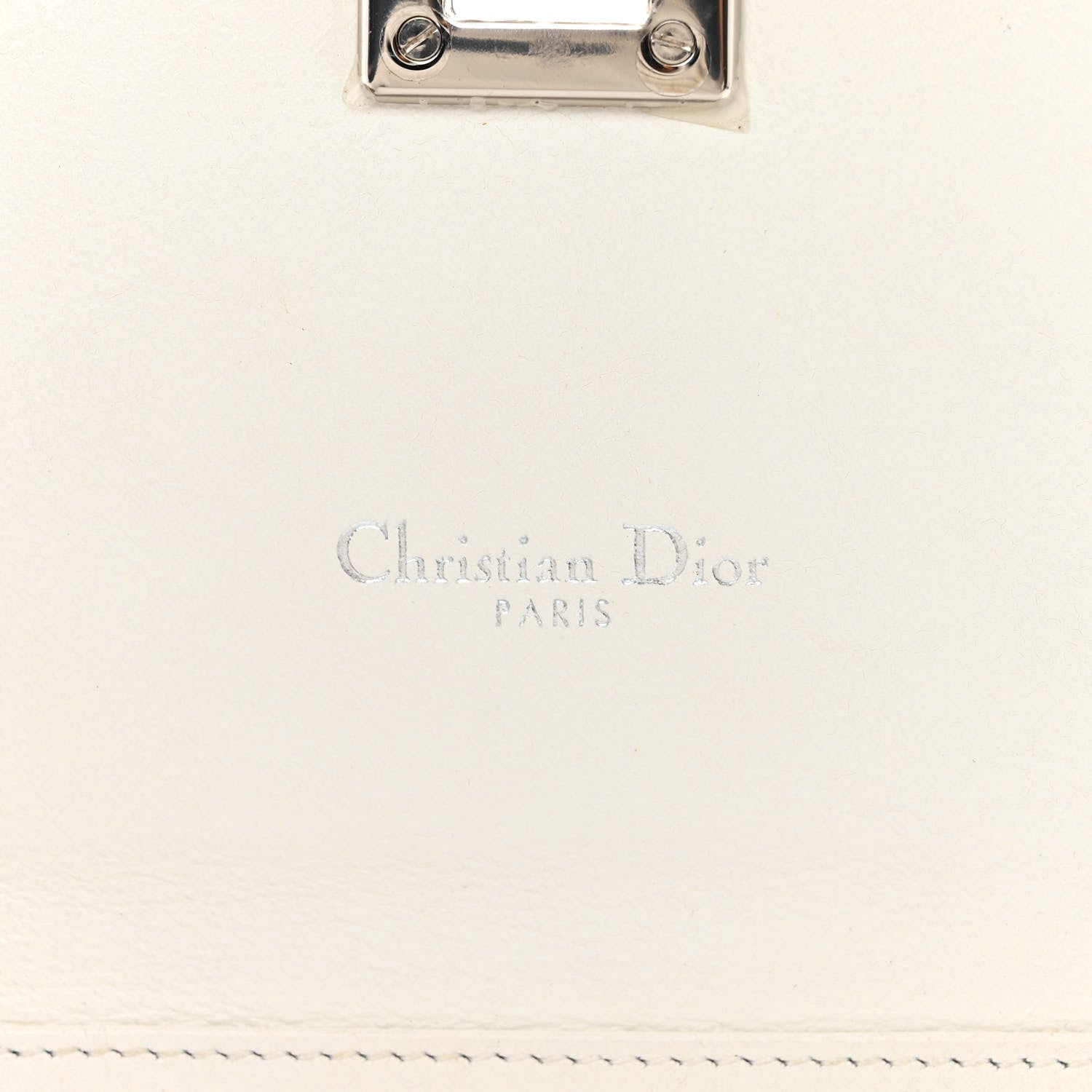 Christian Dior Goatskin Diorever Wallet On Chain Argent 6 of 12