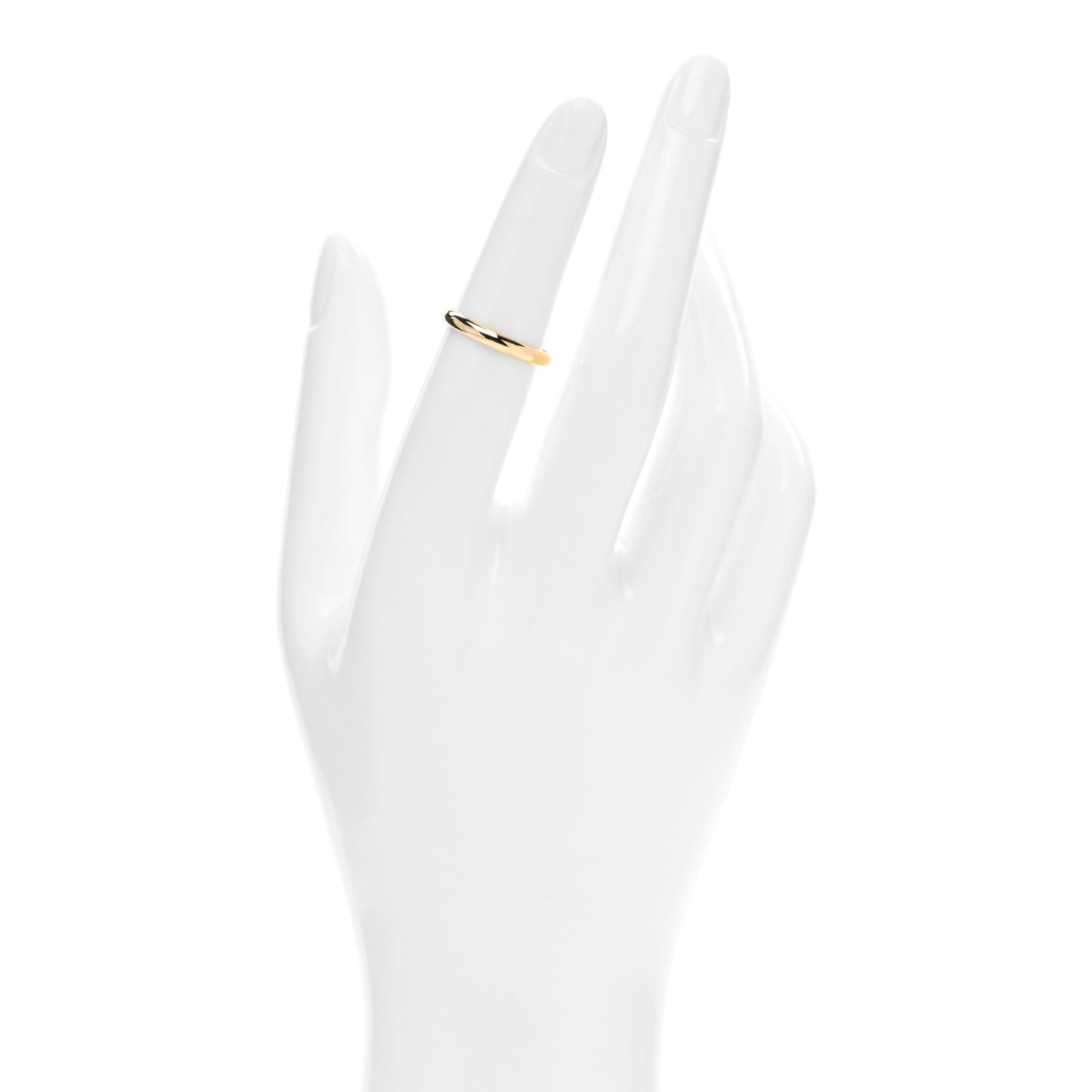 18K Yellow Gold 2.5mm 1895 Wedding Band Ring 50 5.25