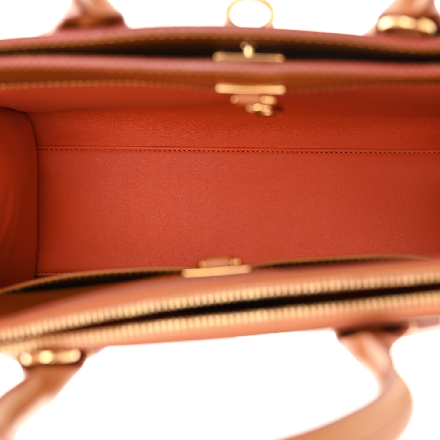 Calfskin Catogram City Steamer MM Chataigne