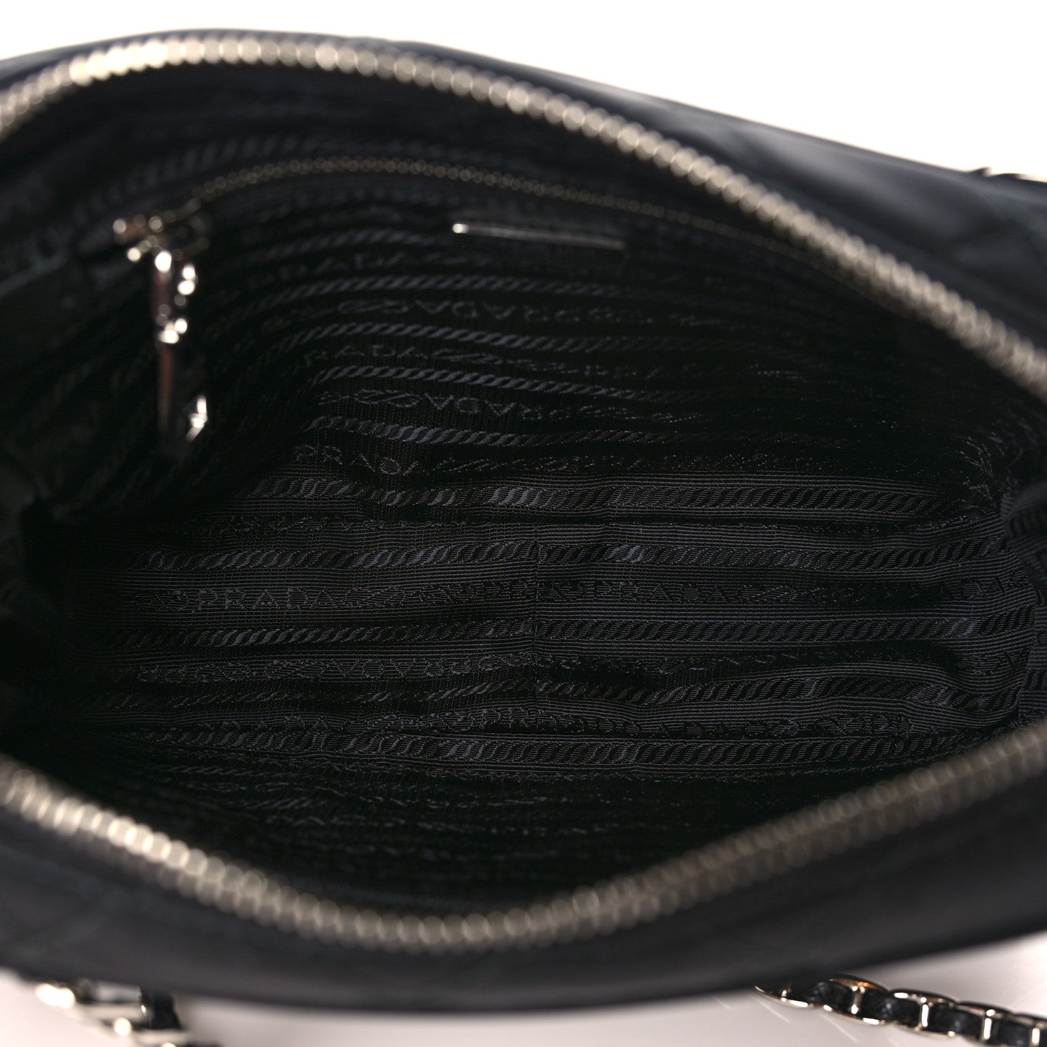 Prada Nylon Tessuto Impuntu Quilted Bandoliera Crossbody Bag Black 5 of 8