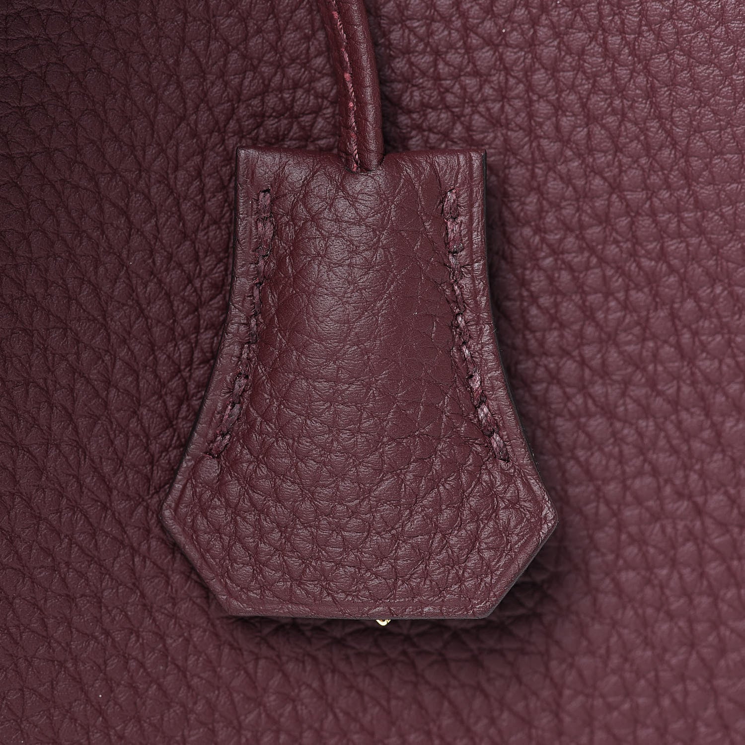 Hermes Togo Kelly Retourne 25 Bordeaux 33 of 40