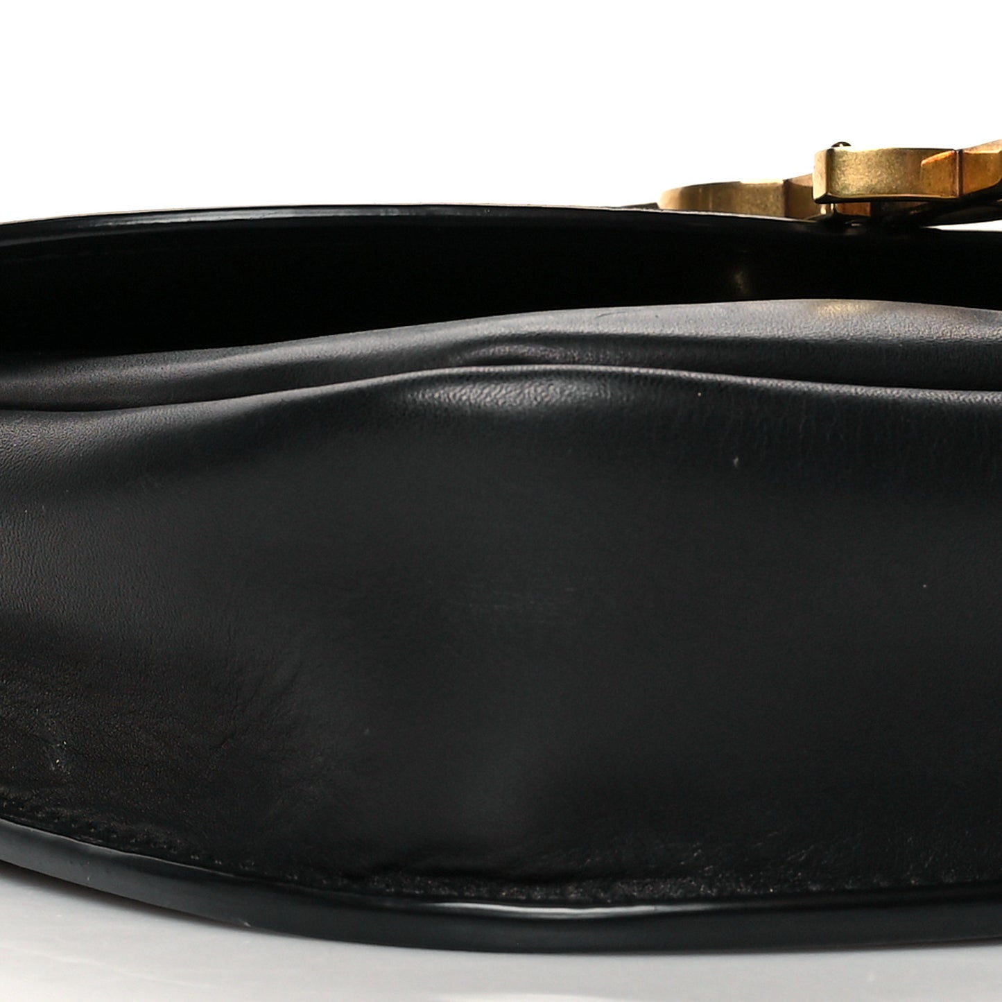 Smooth Calfskin Classic Monogram Small Kaia Satchel Black