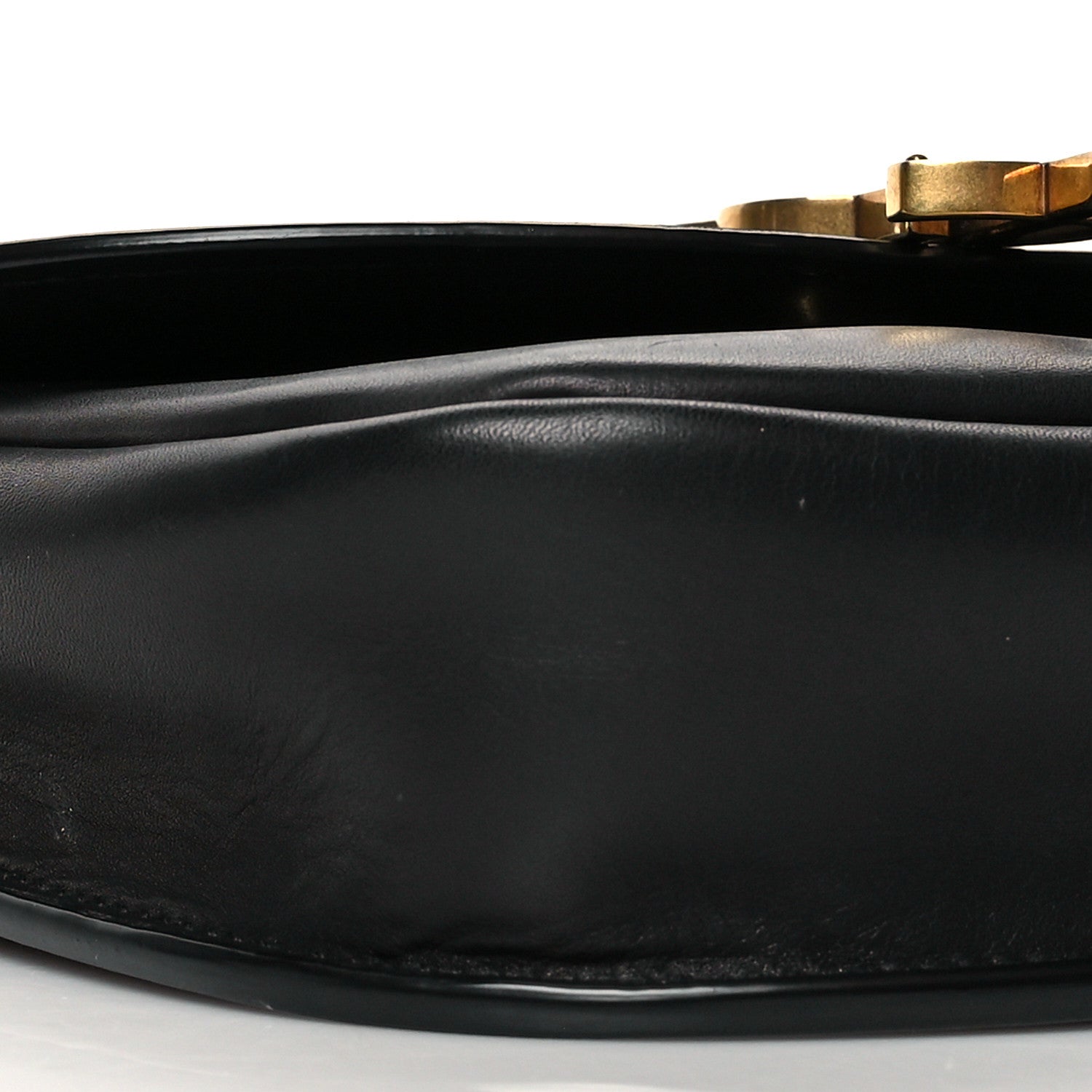 Saint Laurent Smooth Calfskin Classic Monogram Small Kaia Satchel Black 9 of 11