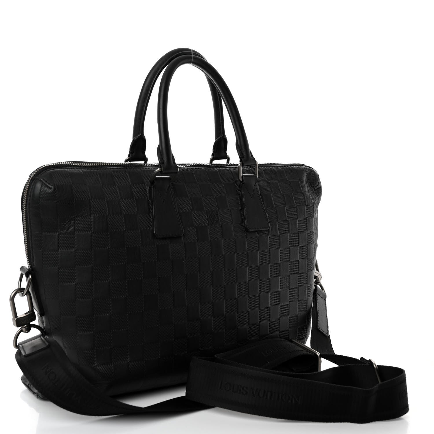 Louis Vuitton Damier Infini Porte-Documents Jour Onyx 3 of 10