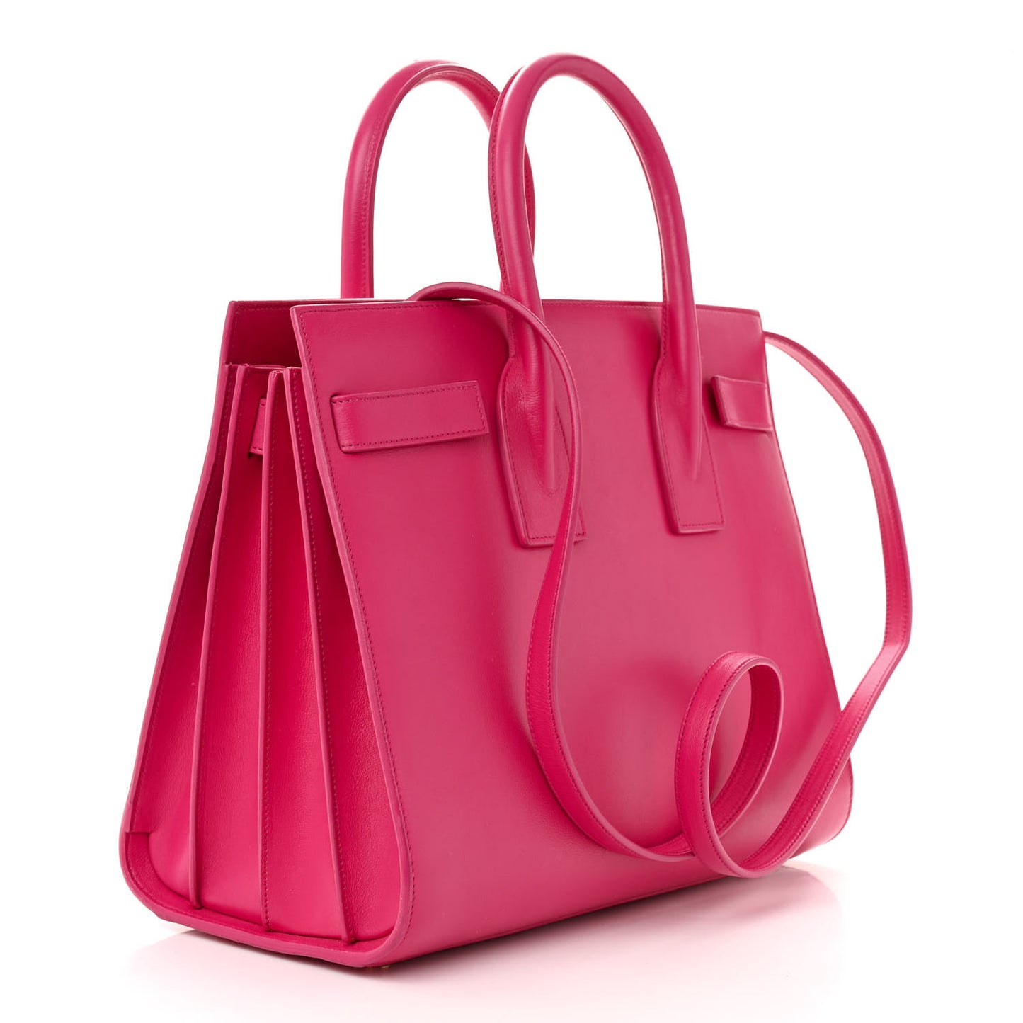 Calfskin Small Sac De Jour Lipstick Fuchsia