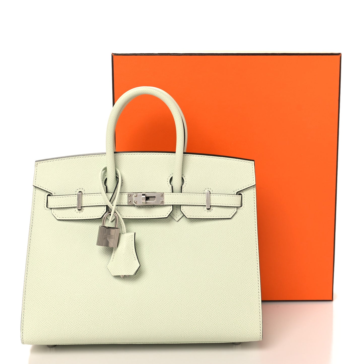 Epsom Birkin Sellier 25 Vert Fizz