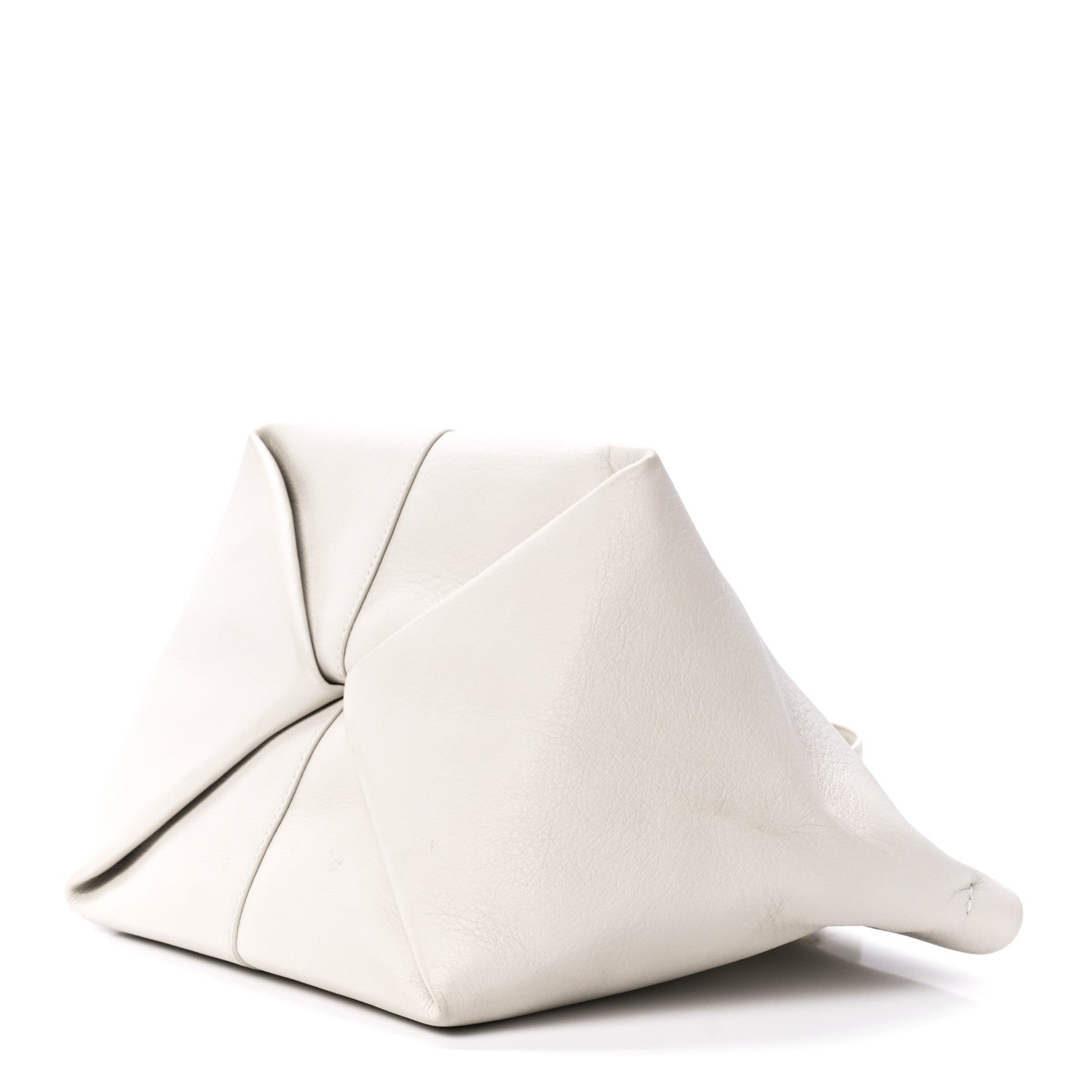 Mansur Gavriel Calfskin Mini Tulipano Bag Bianca 9 of 12