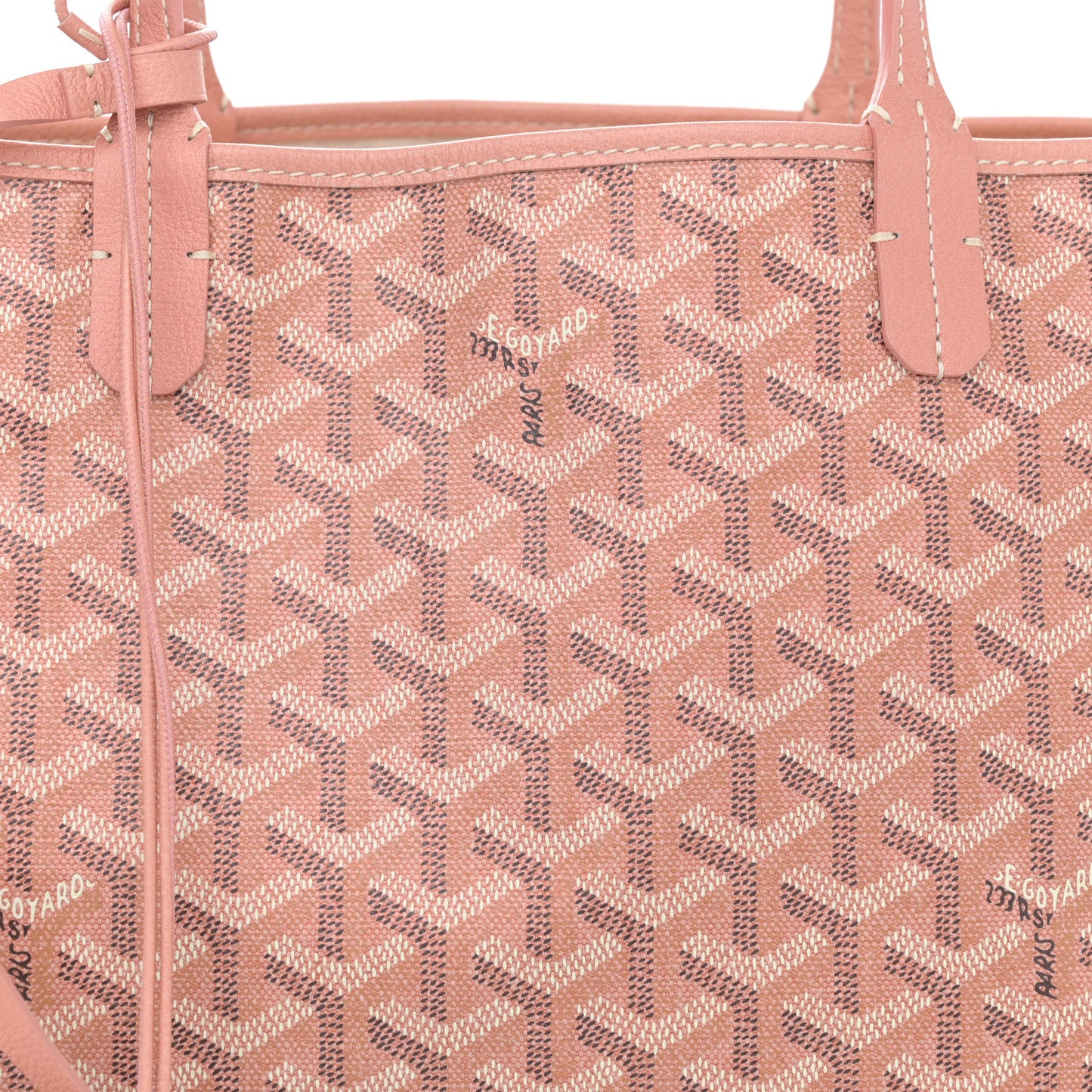 Iridescent Goyardine Saint Louis PM Pearly Coral