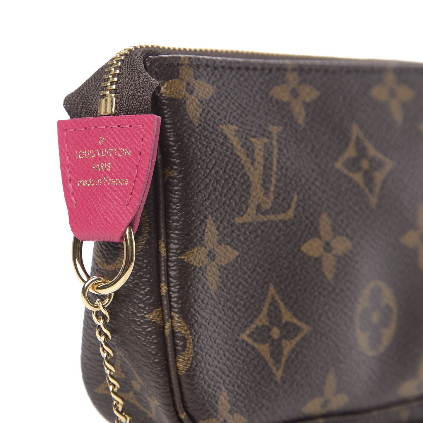 Monogram 2019 Christmas Animation Mini Courchevel Pochette Accessories Fuchsia