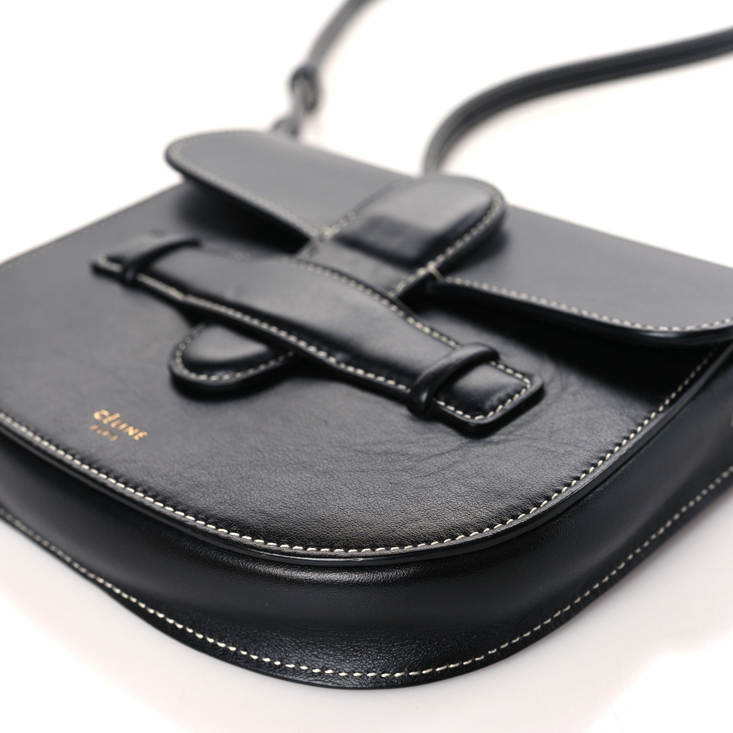 Celine Smooth Calfskin Mini Symmetrical Bag Black 9 of 9