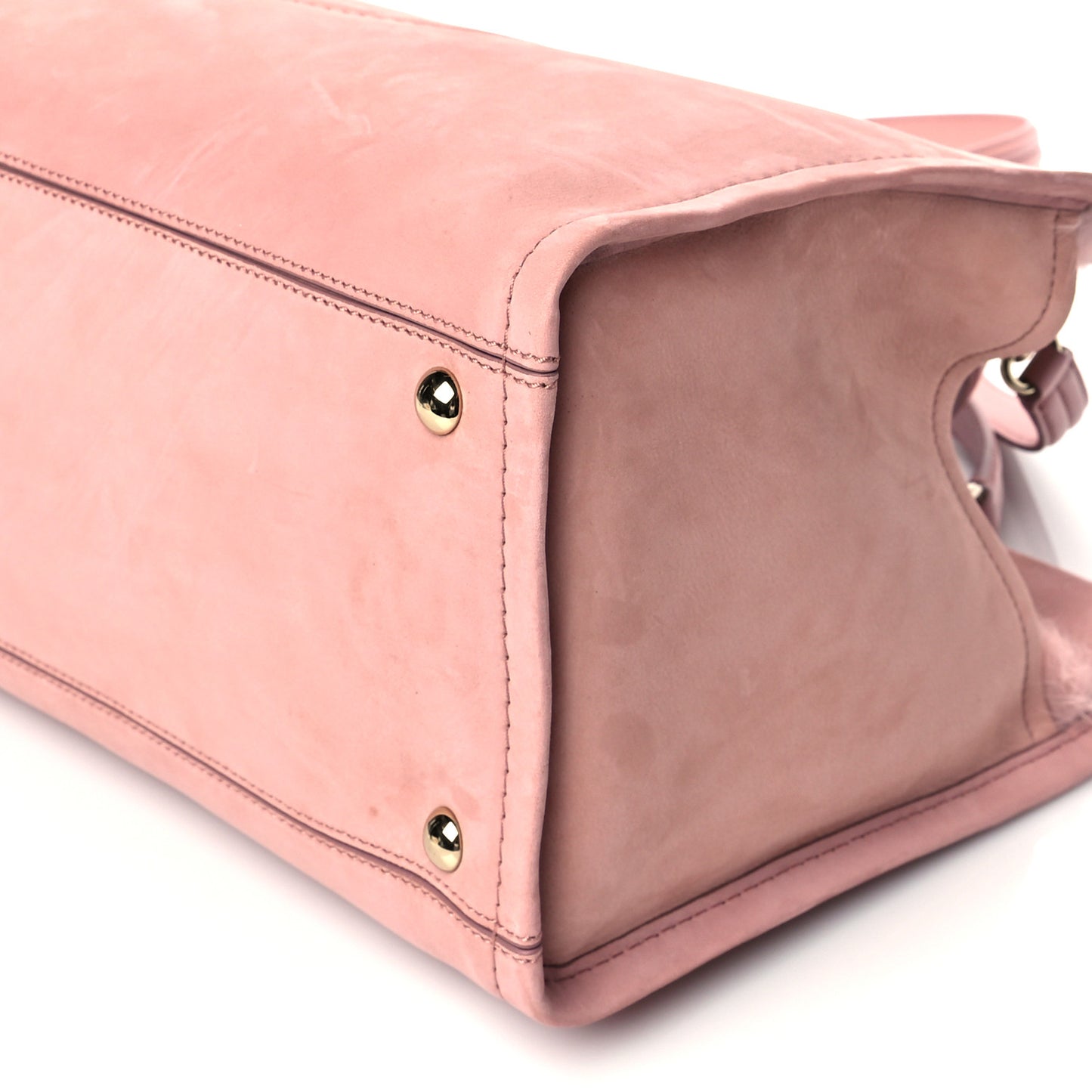 Suede Mink Medium Meera Tote Pink