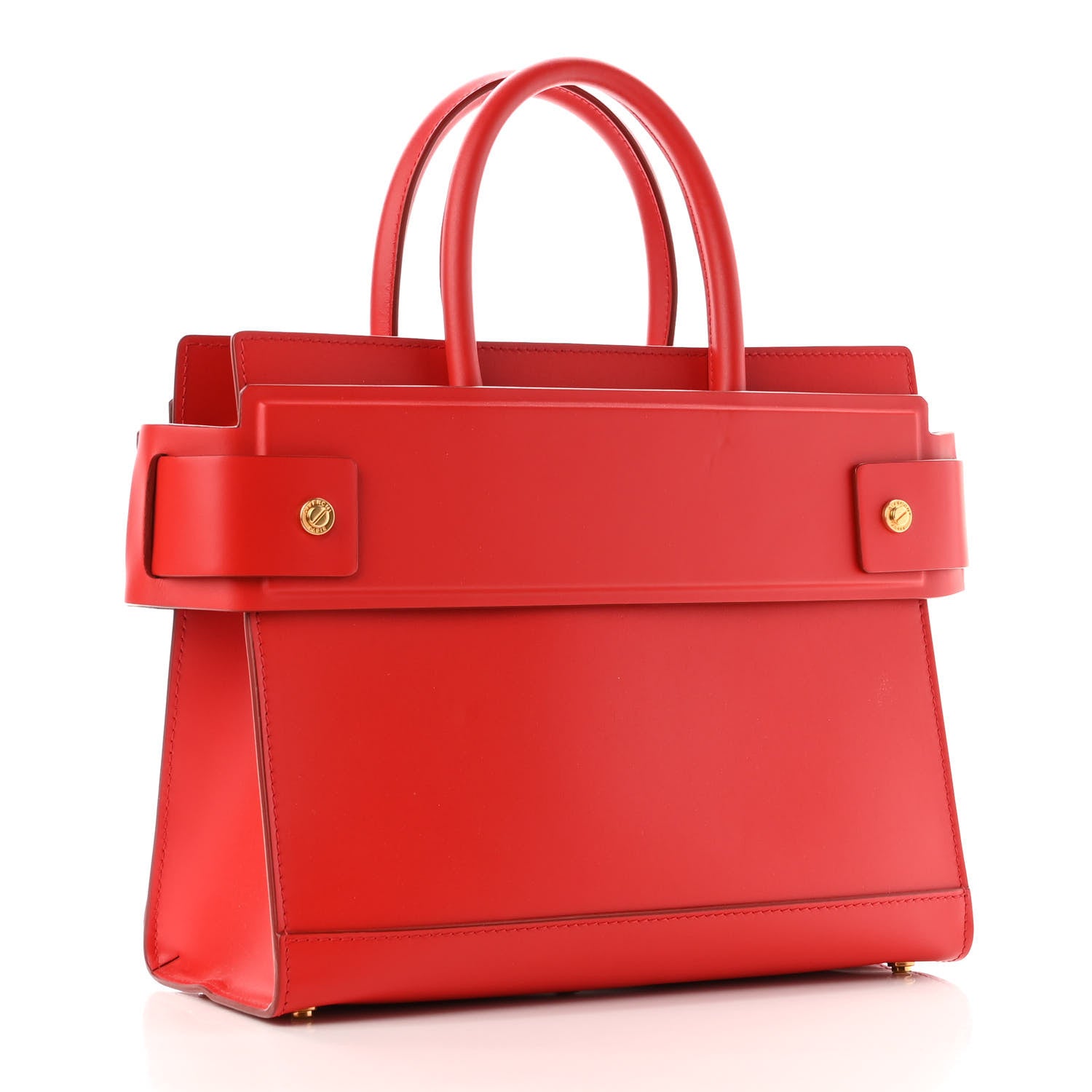 Givenchy Smooth Calfskin Small Horizon Satchel Red 2 of 7