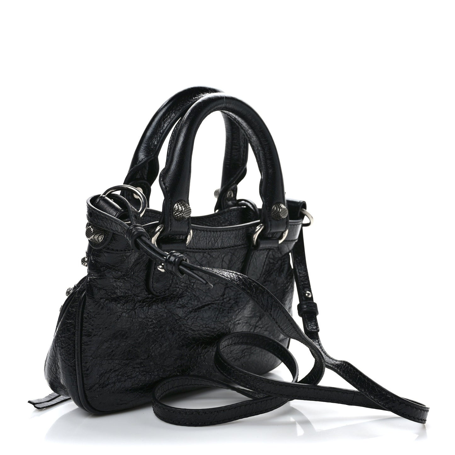 Agneau Arena Neo Cagole Mini Handbag Black