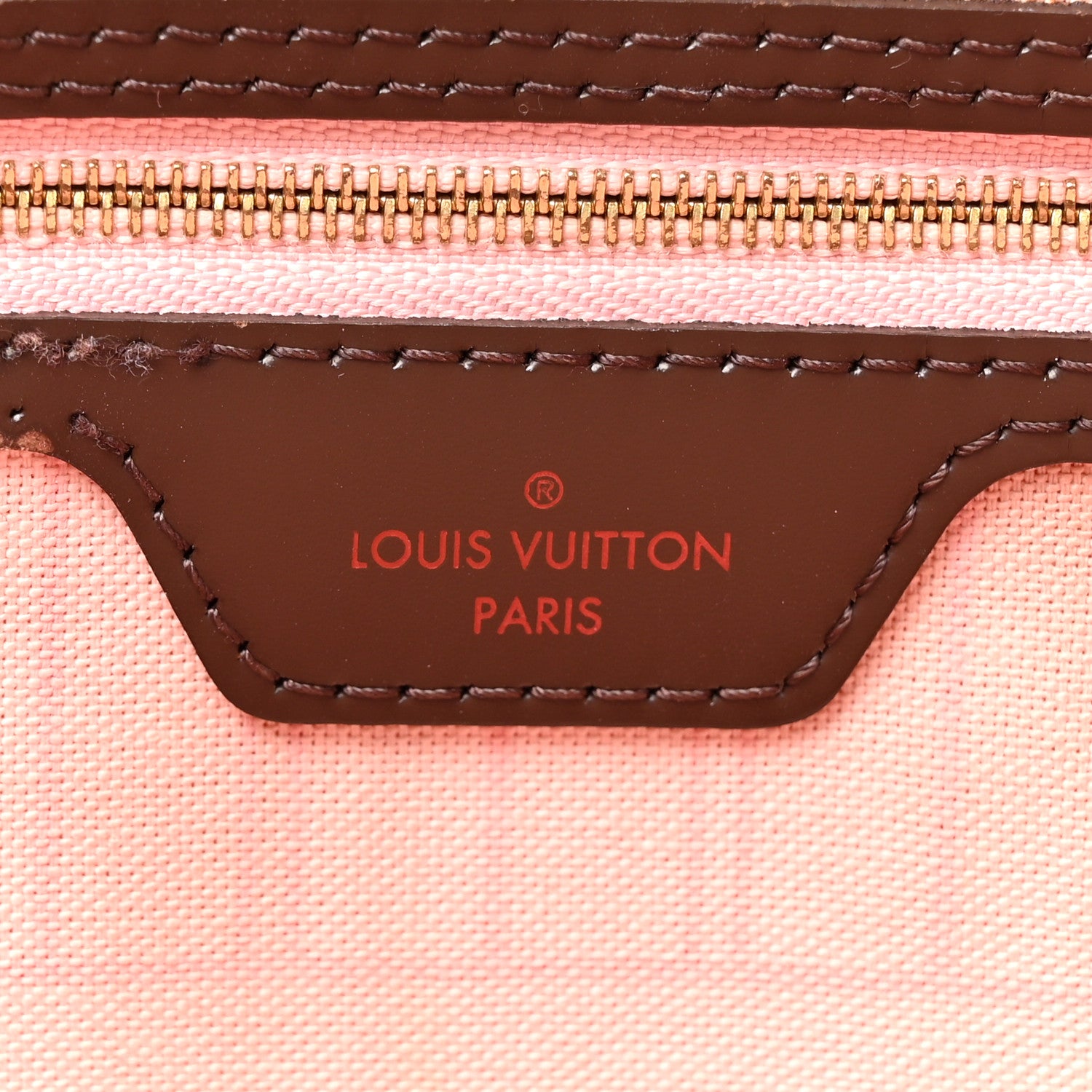 Louis Vuitton Damier Ebene Neo Neverfull MM Rose Ballerine 6 of 19