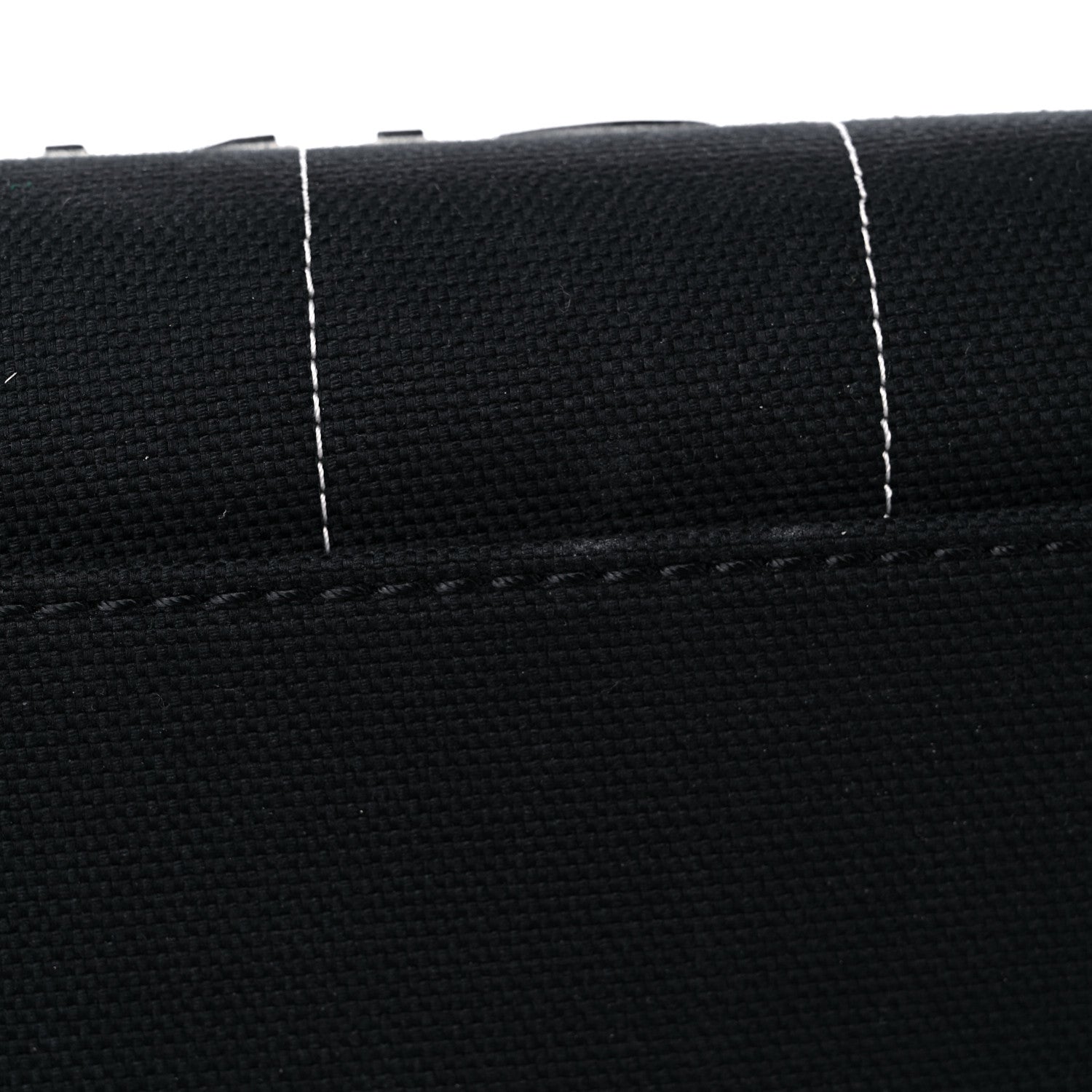 Chanel Cotton Medium Deauville Tote Black White 10 of 10