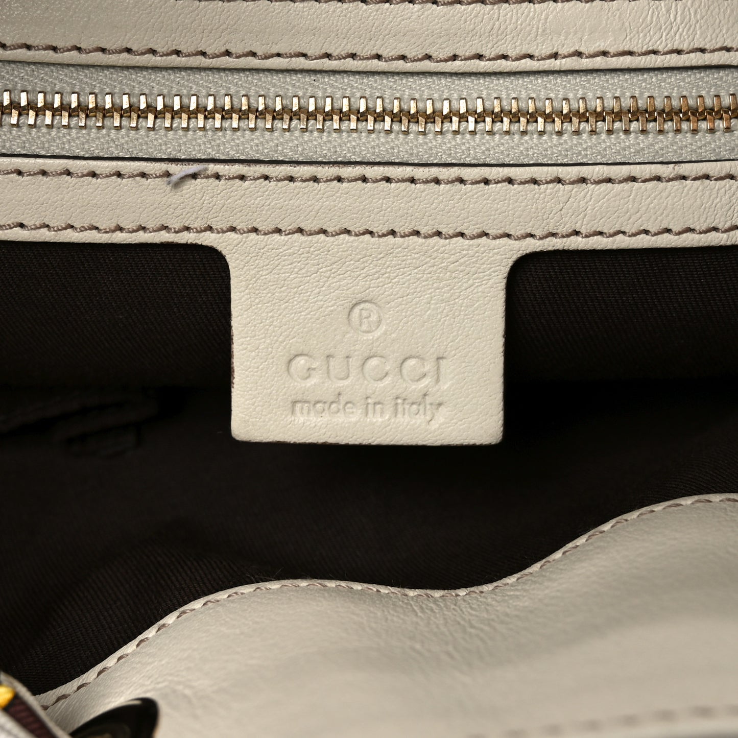 Monogram Large Positano Tote Off White