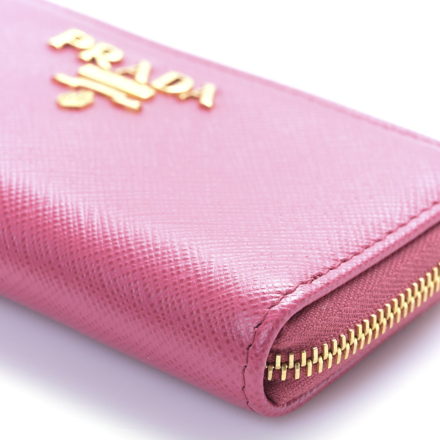 Saffiano Metal Zip Around Key Holder Ibisco