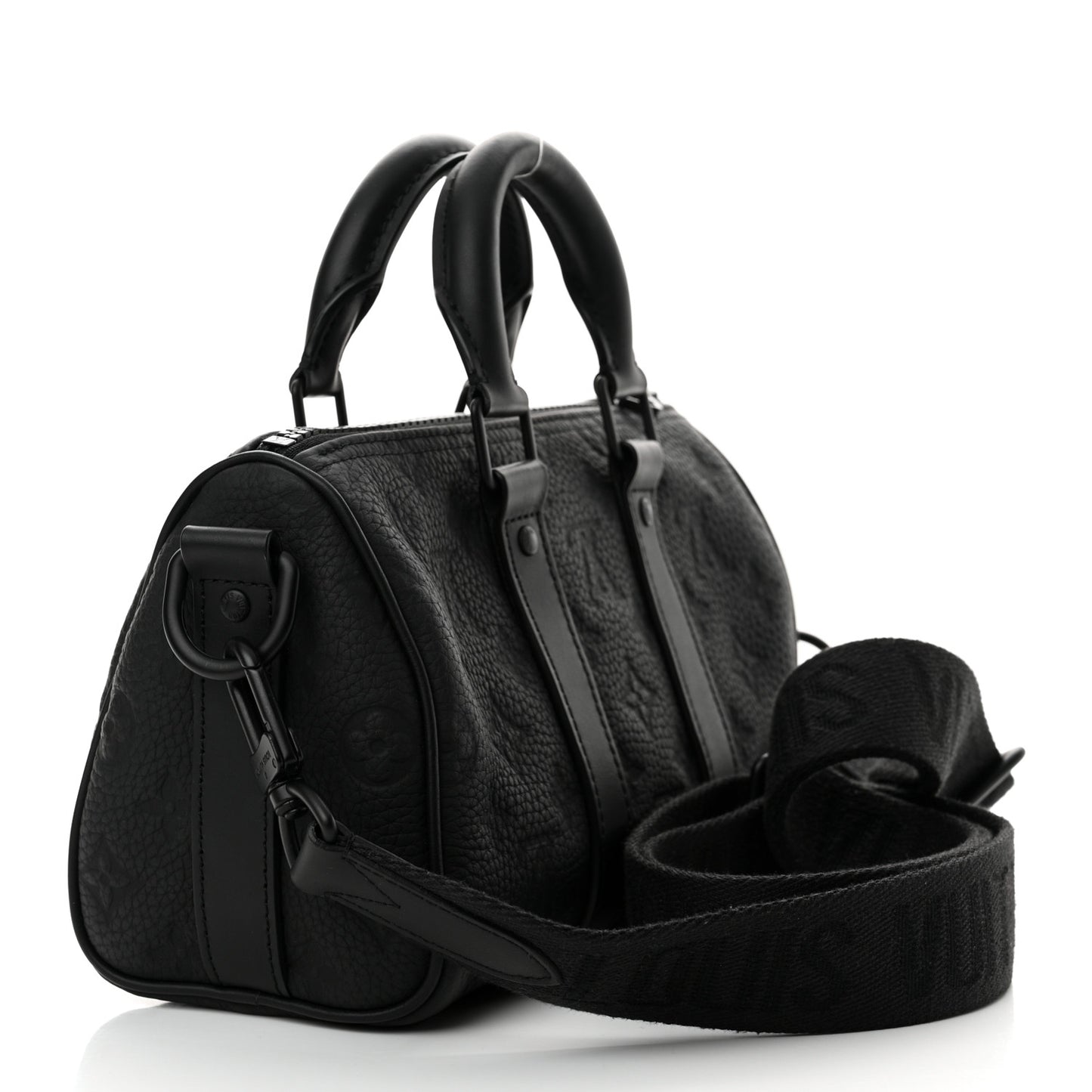 Monogram Taurillon Keepall Bandouliere 25 Black