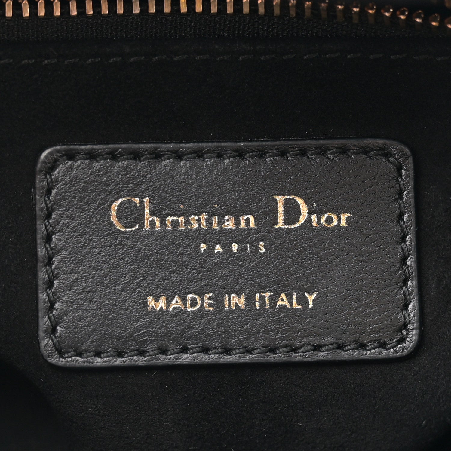 Christian Dior Lambskin Cannage Mini Lady Dior Black 6 of 10
