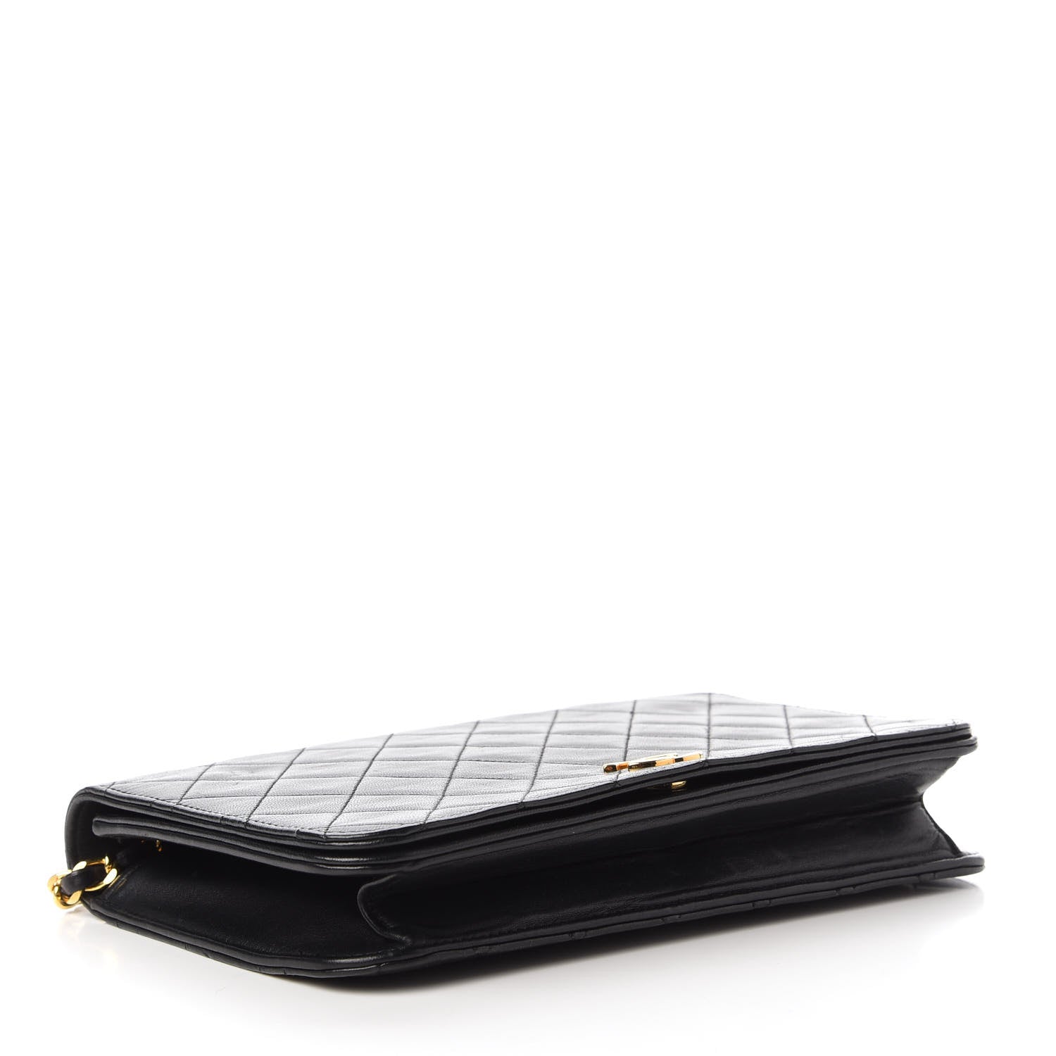 Chanel Lambskin Quilted Small Single Flap Bag Black 4 of 10