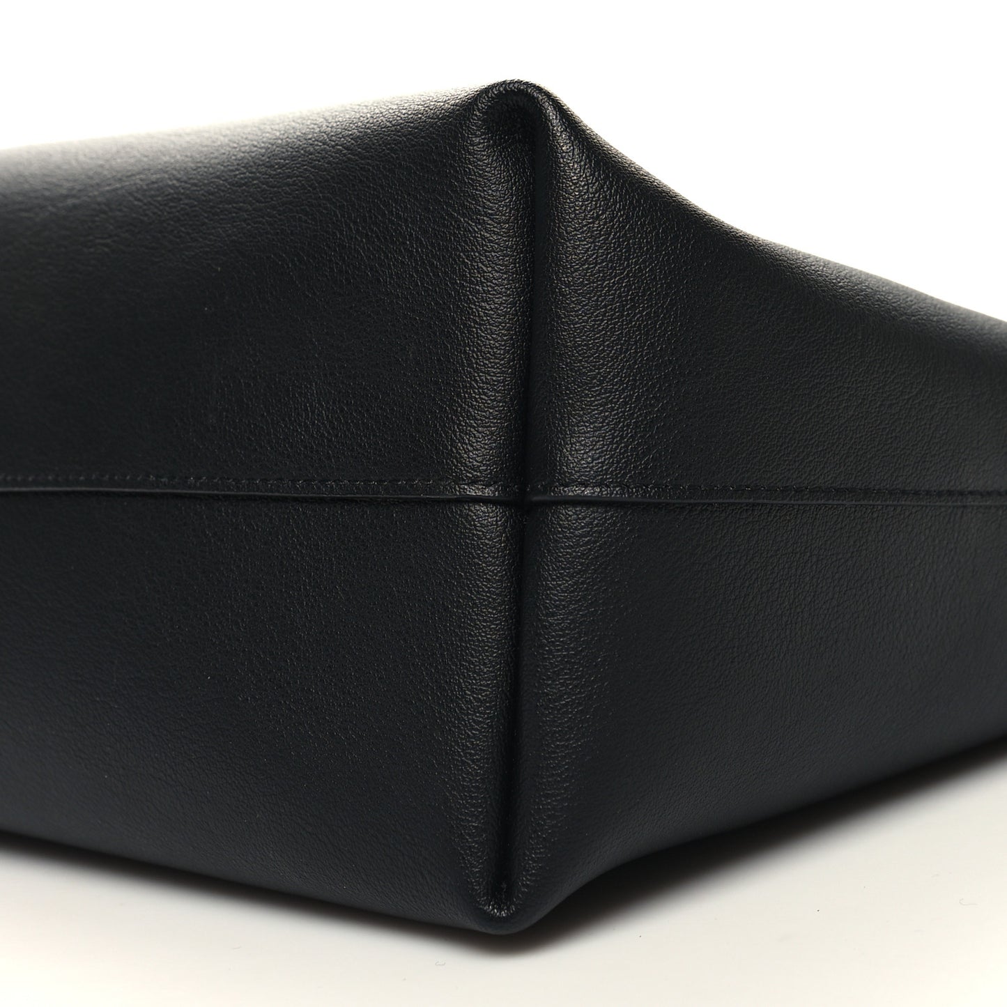 Calfskin Large Shopping Tote Black