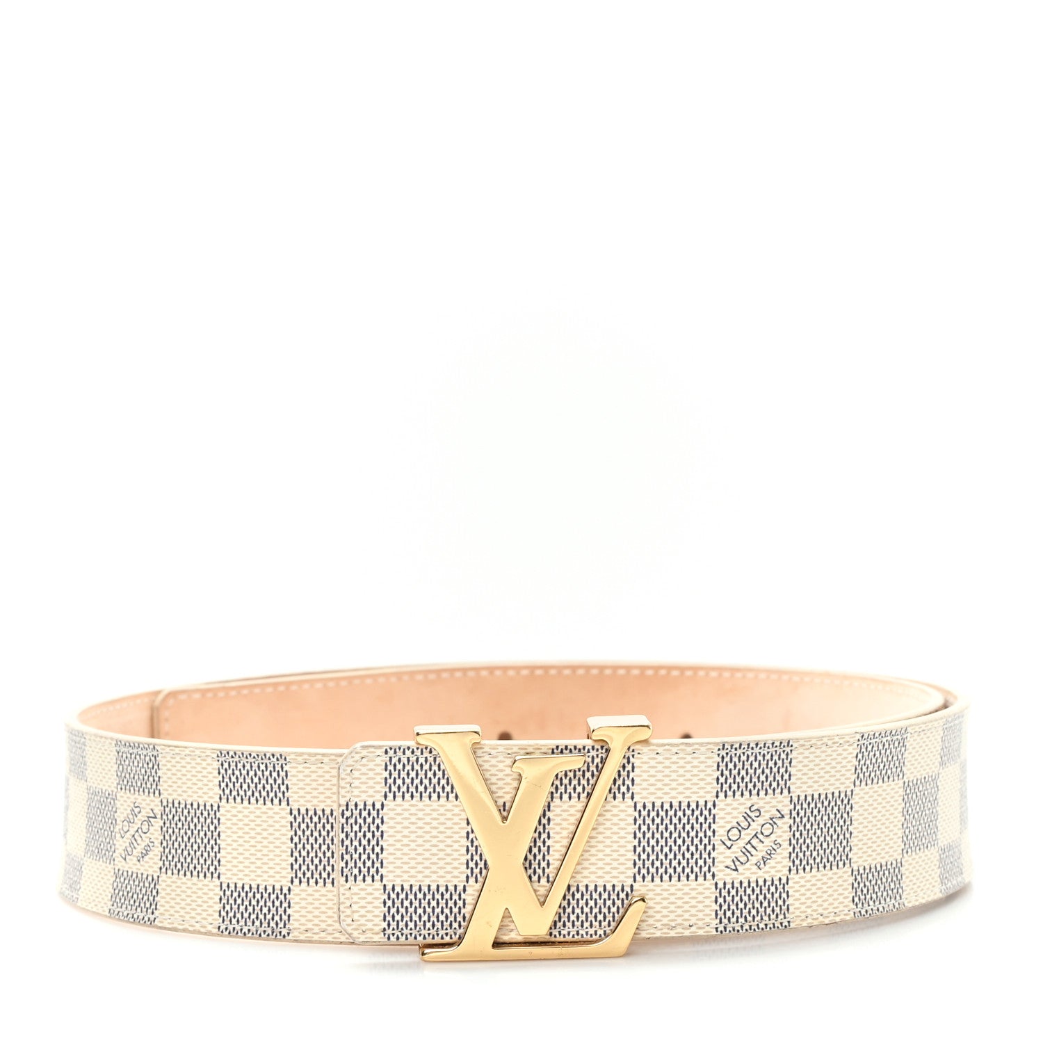 Louis Vuitton Damier Azur LV Initiales Belt 90 36 1802740