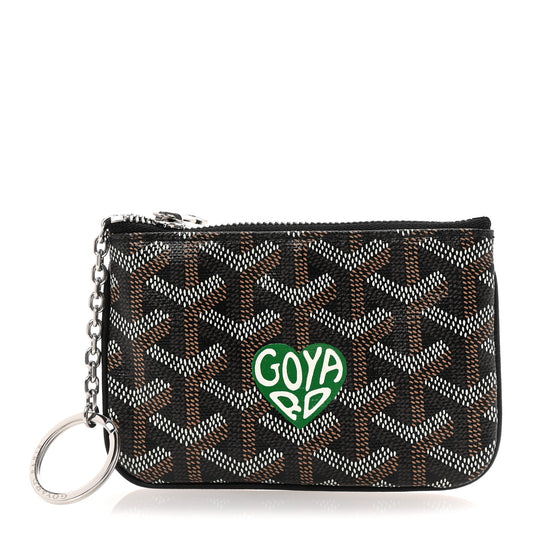 Goyardine Nano Senat Key Pouch Black