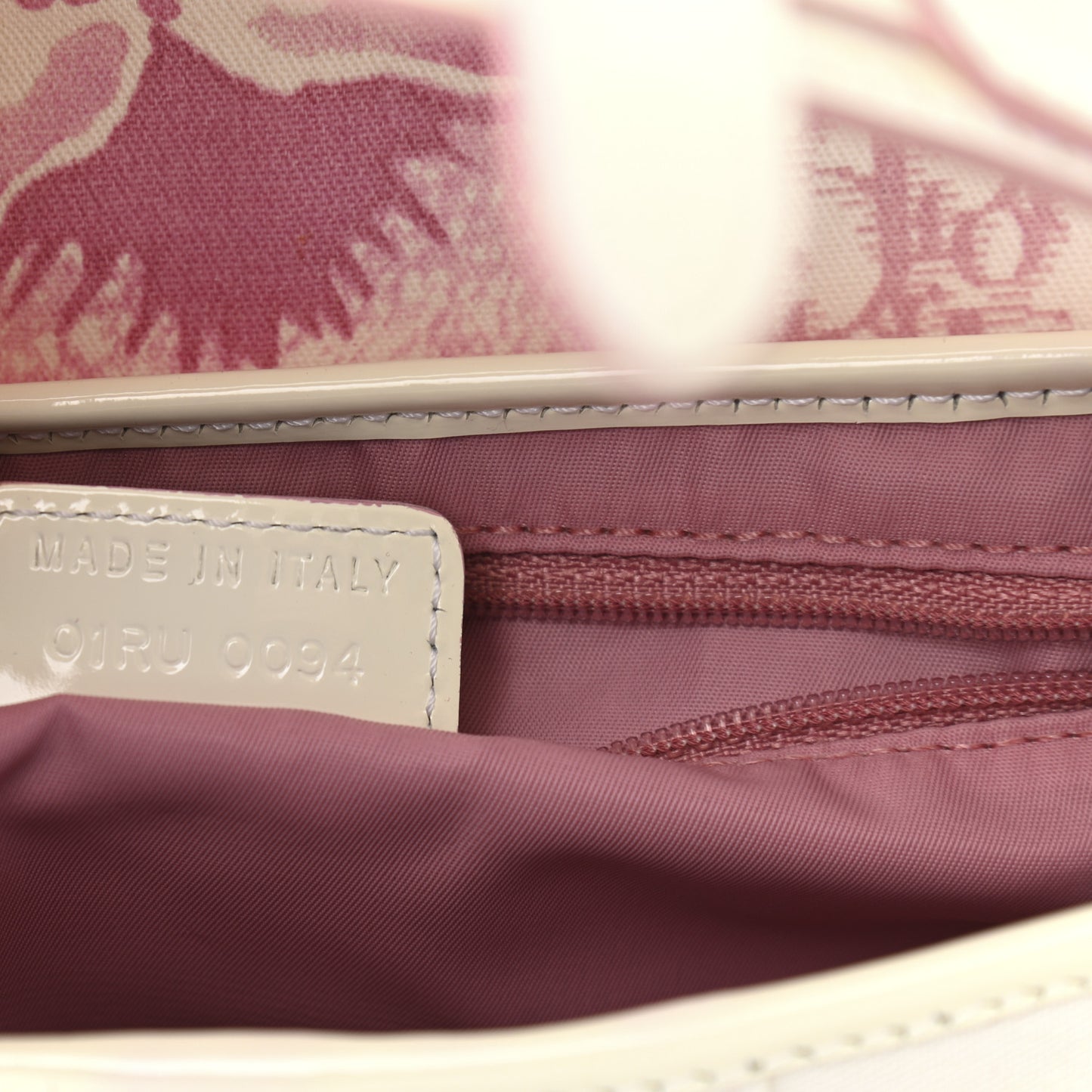 Monogram Floral Saddle Bag Pink
