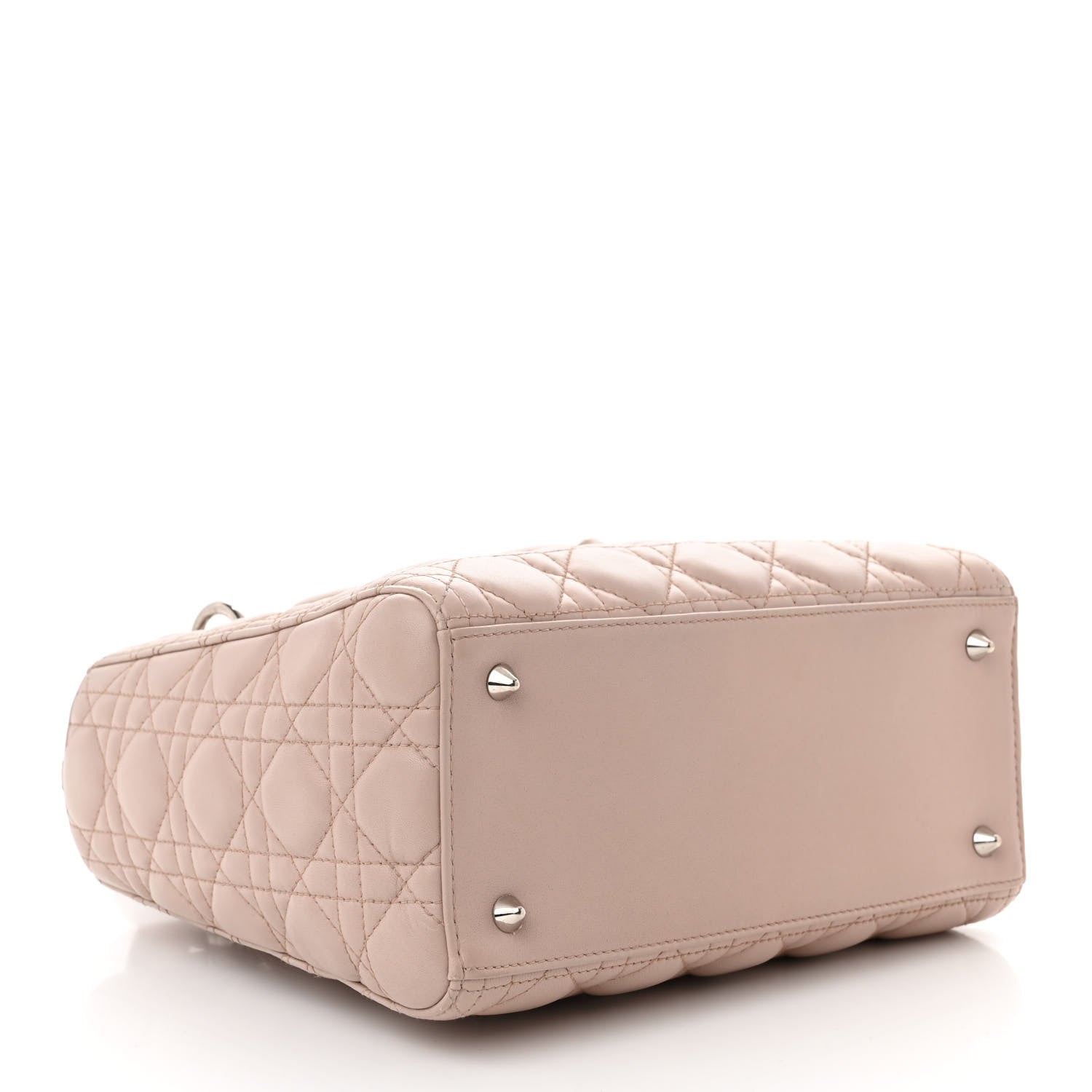 Christian Dior Lambskin Cannage Medium Lady Dior Light Pink 4 of 10