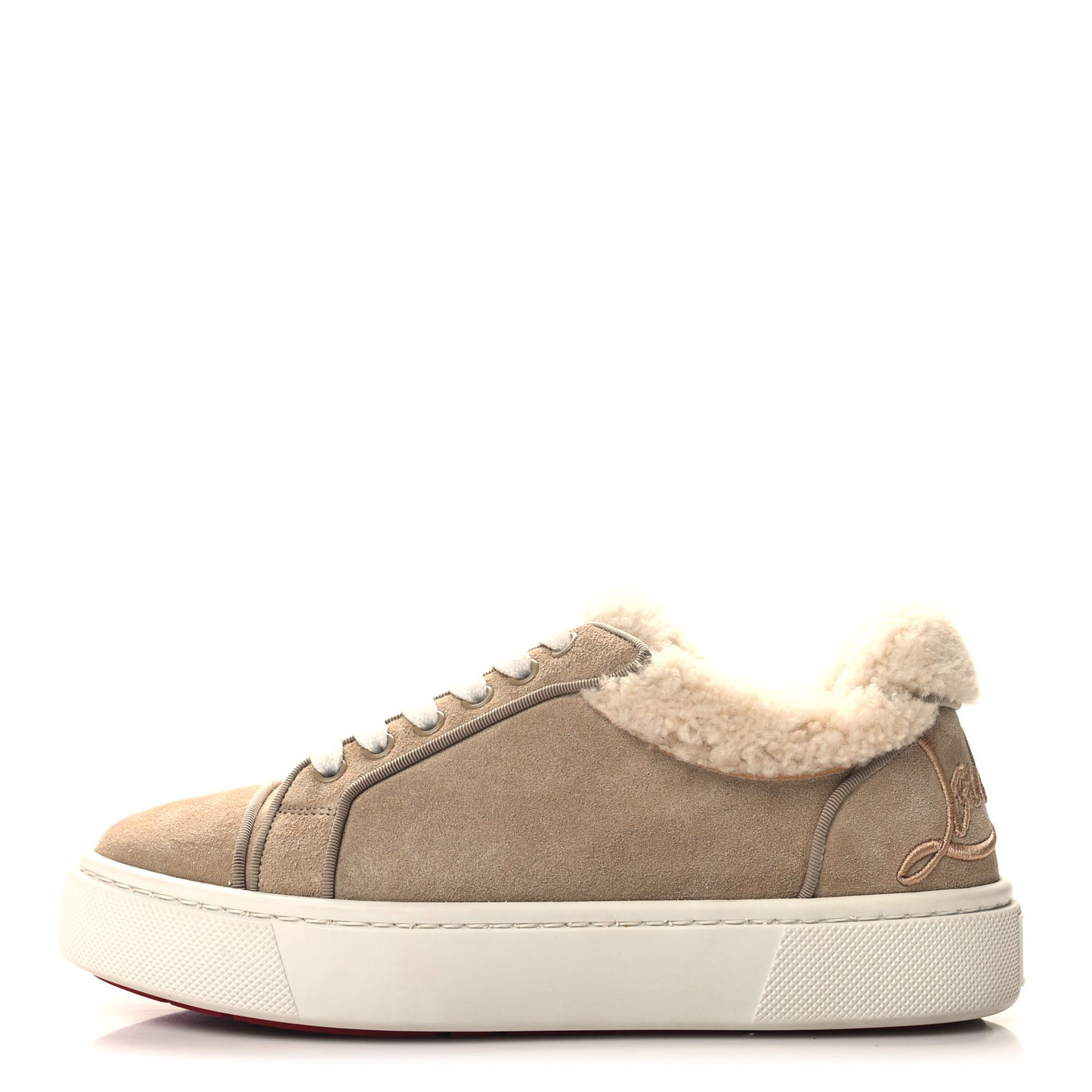 Suede Shearling Fun Vierissima Flat Sneakers 38 Atlas