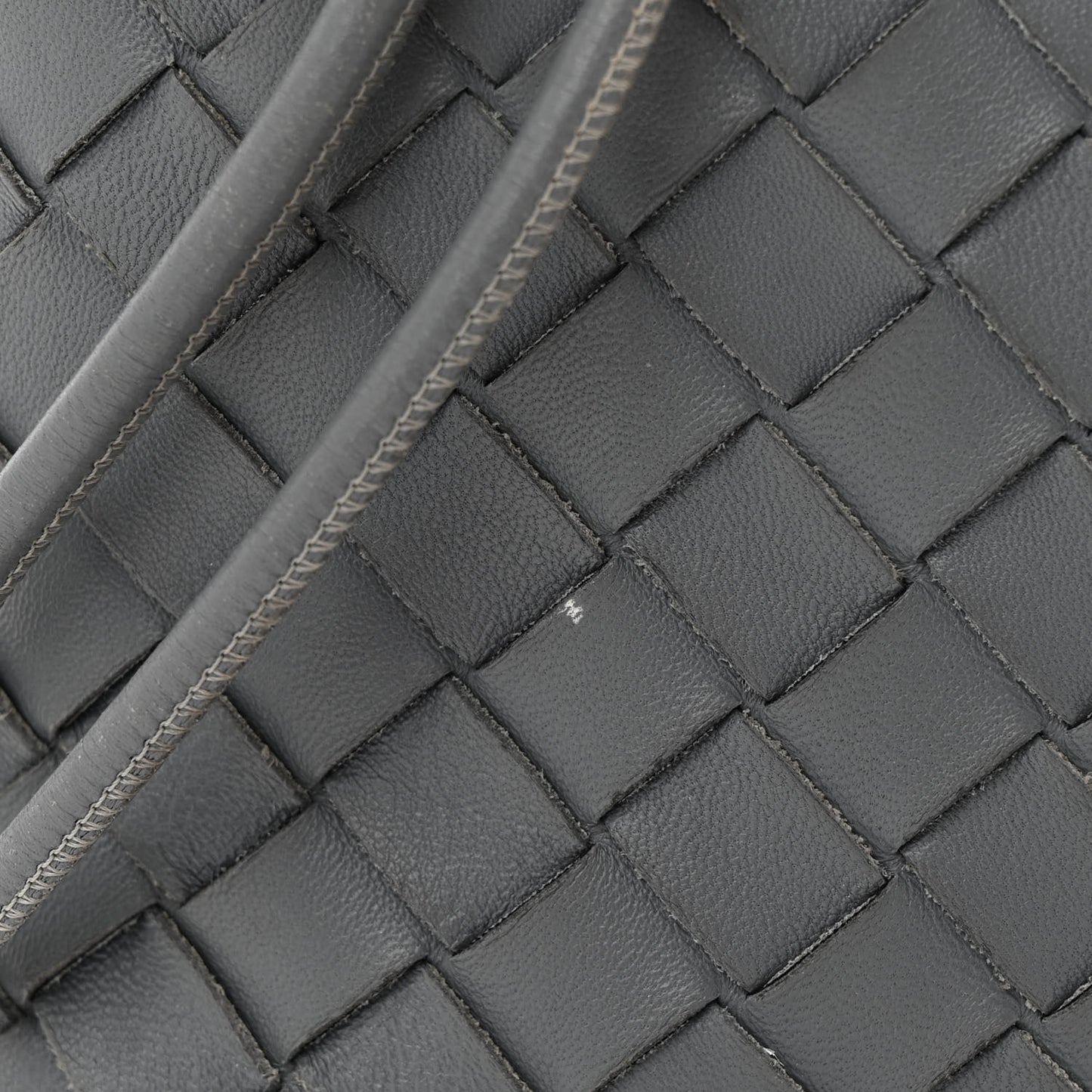 Nappa Intrecciato Small Loop Camera Bag Thunder