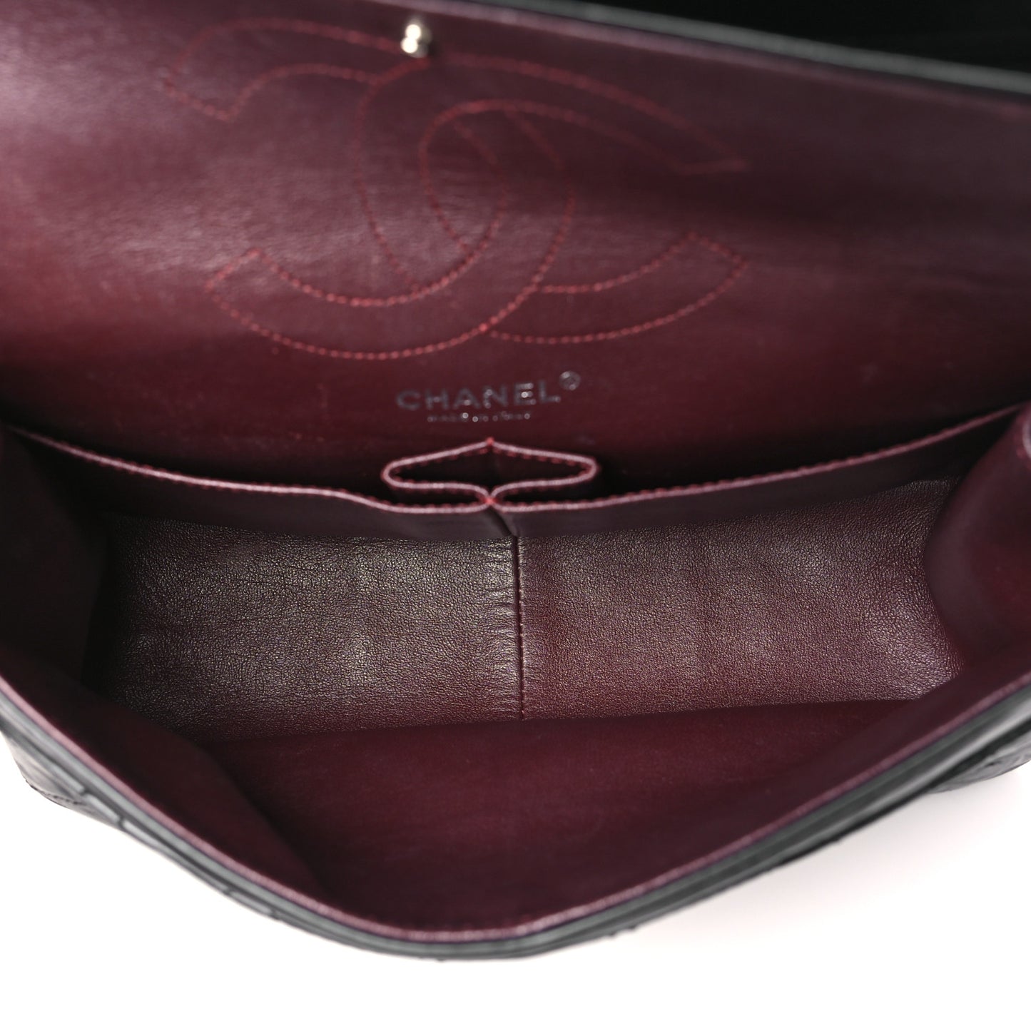 Aged Calfskin Quilted 2.55 Reissue 226 Flap Black