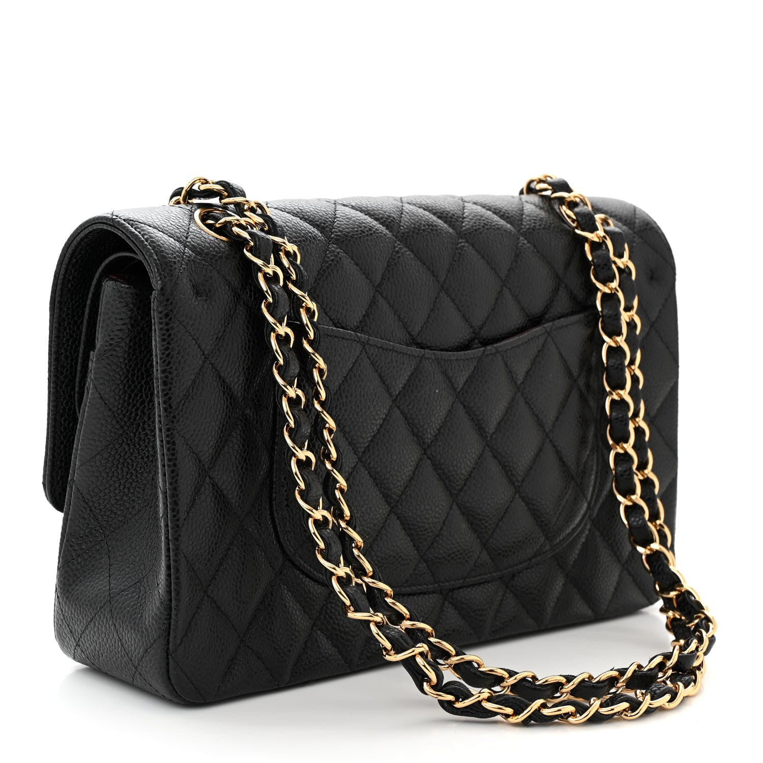 Chanel Caviar Quilted Medium Double Flap Black 3 of 10