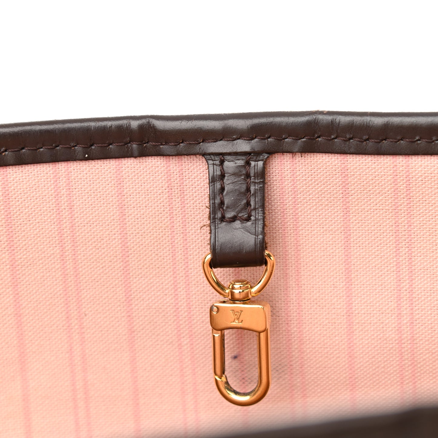 Damier Ebene Neo Neverfull MM Rose Ballerine