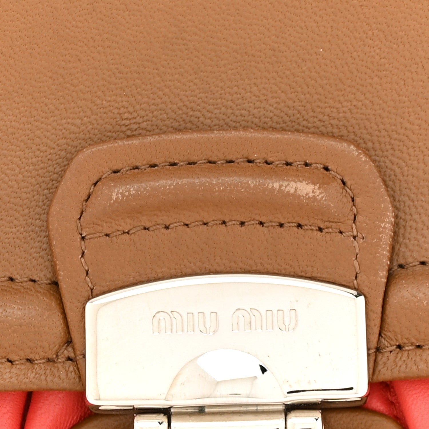 Miu Miu Nappa Matelasse Top Handle Tote 17 of 17