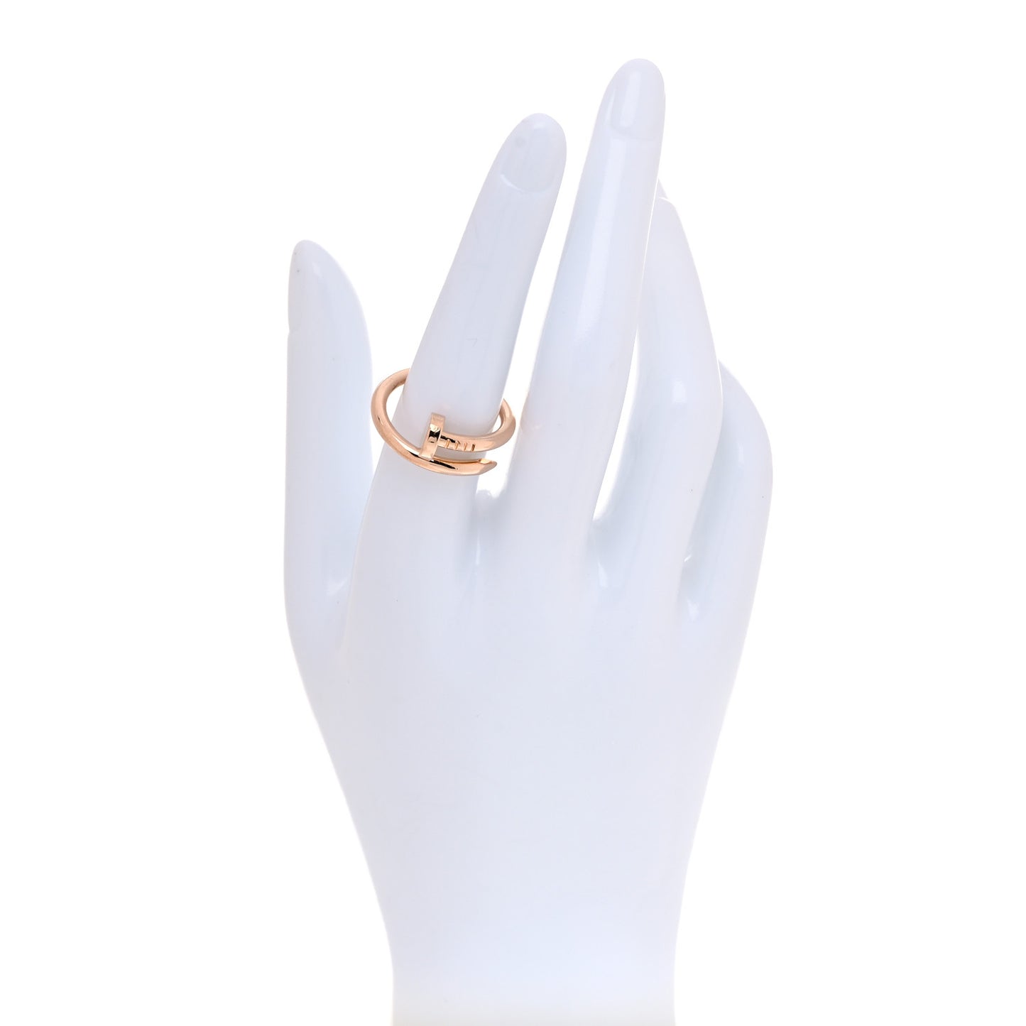 18K Pink Gold Juste Un Clou Ring 56 7.5