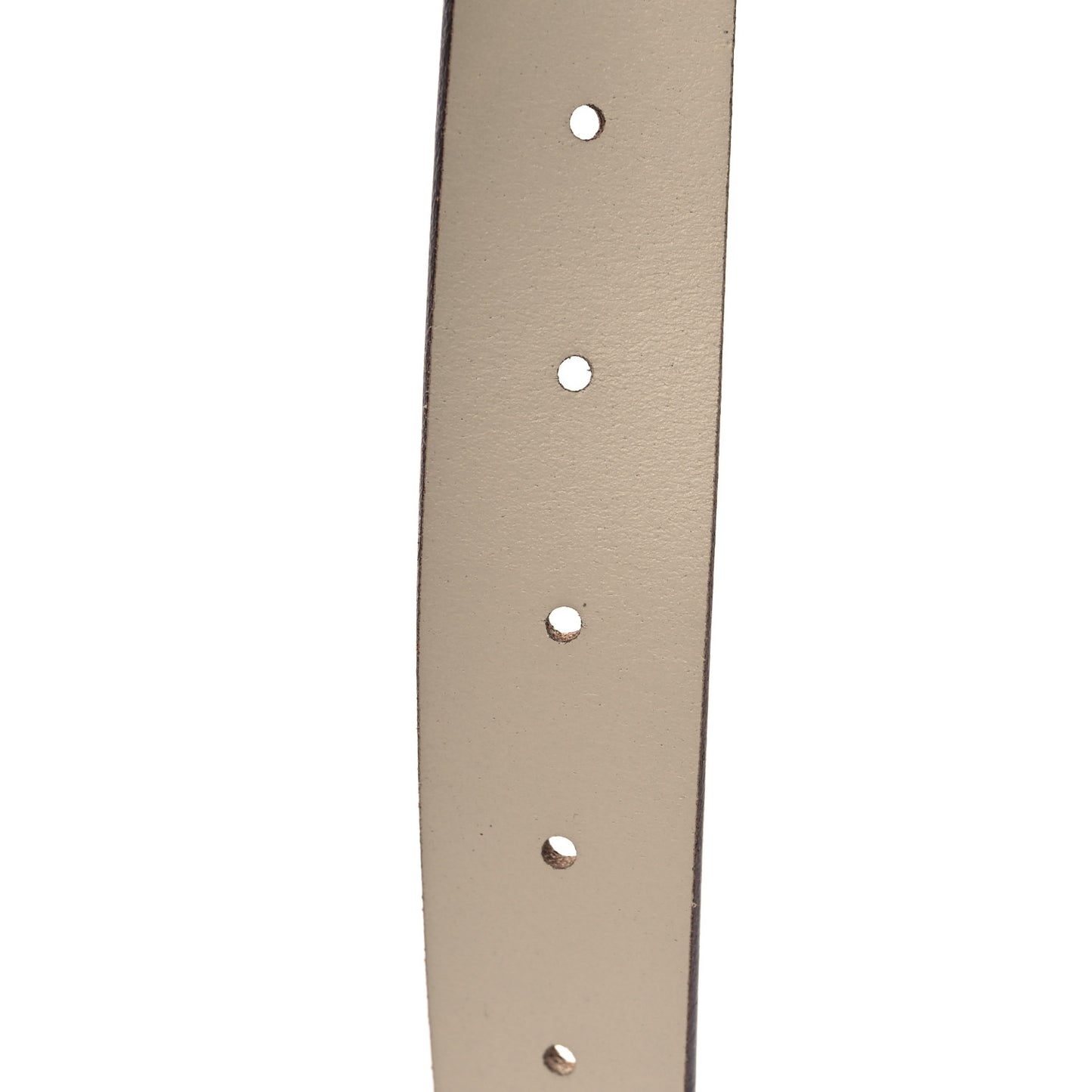 Margaux Calfskin Studded Interlocking G 30mm Belt 95 38 Mystic White