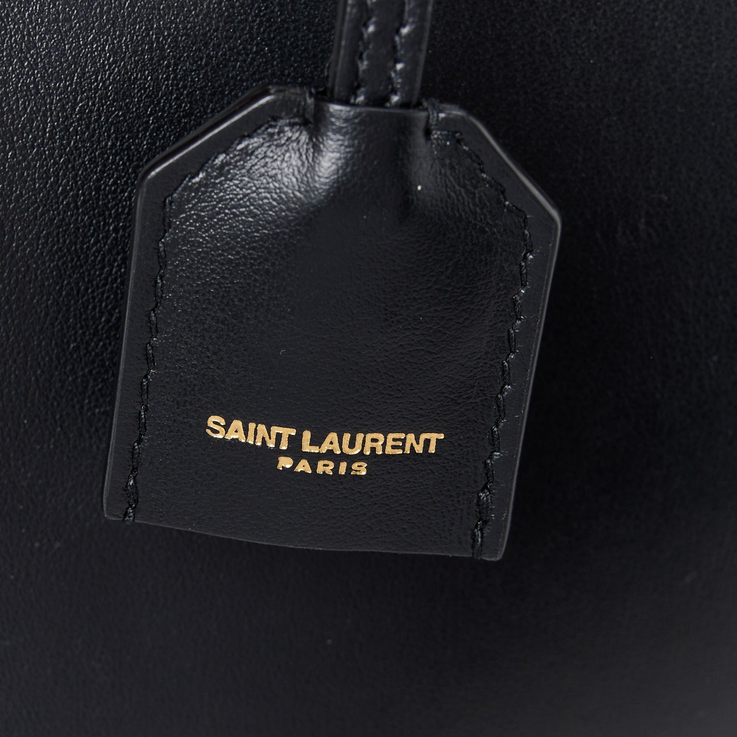 Calfskin Monogram Baby Cabas Black